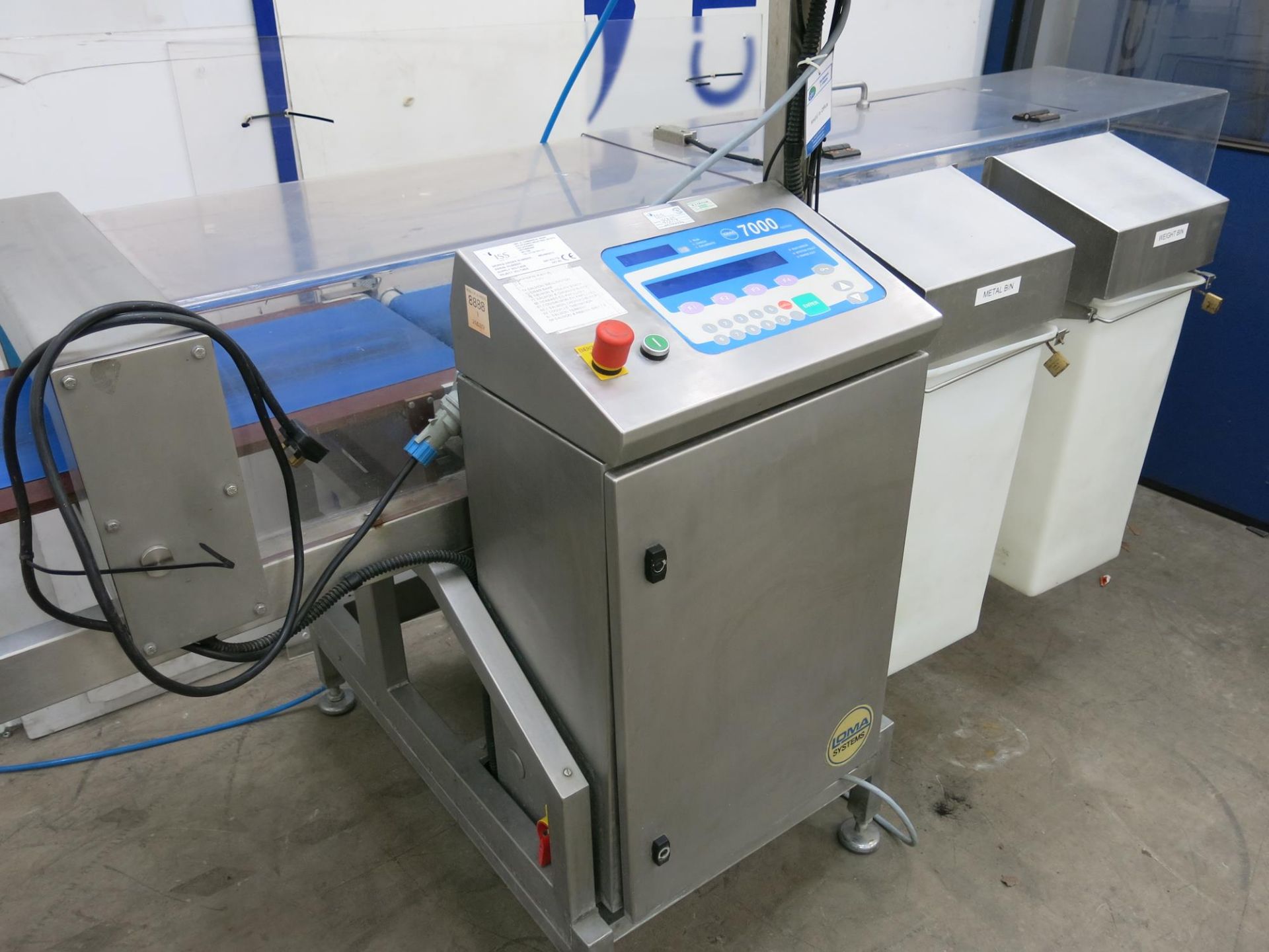 * Loma 7000 Combo Check Weigher/Metal Detector with Airblast reject system S/N WO/002374. - Image 8 of 8