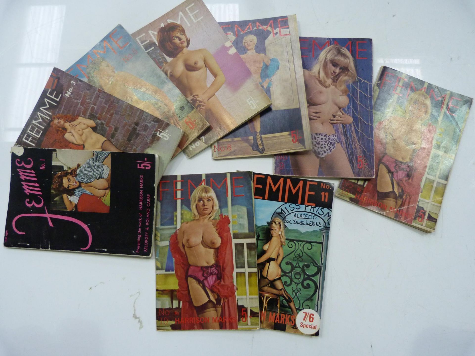 'Femme' Magazine, 9 copies & 'Line & Form' Magazine - 10 copies (est. £20-£40) - Image 2 of 2