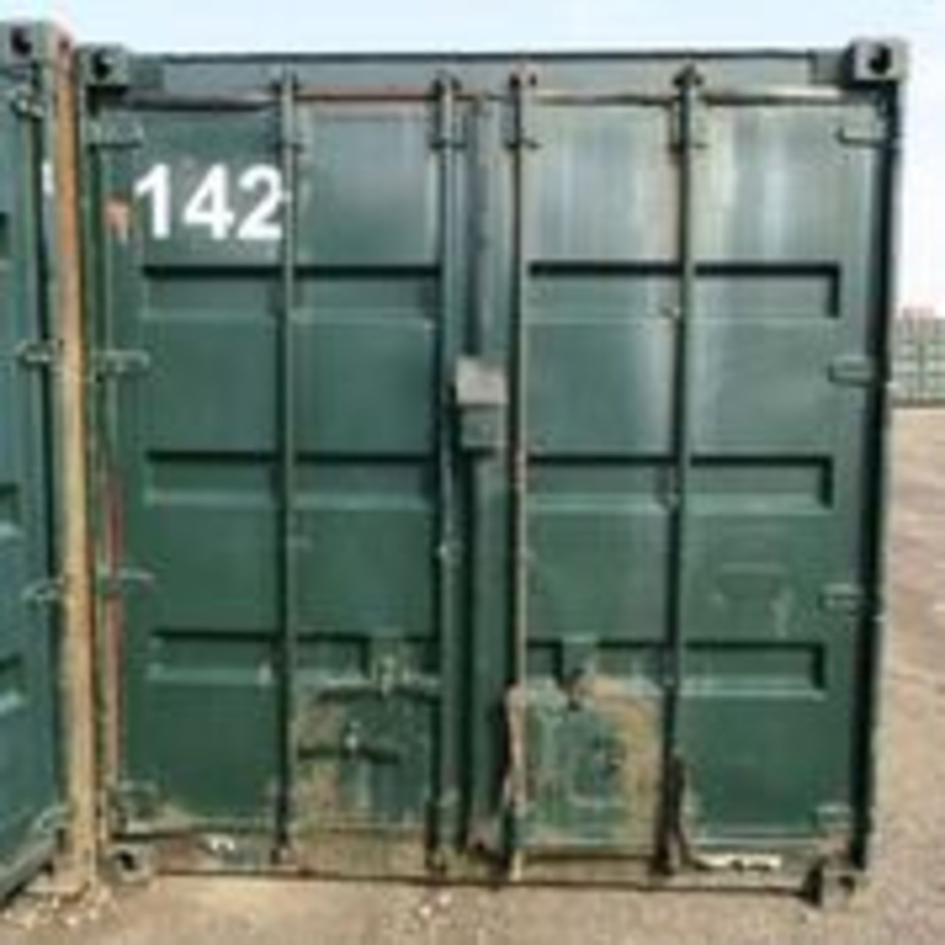 * 40ft shipping container (ID 142) with insulated roof. Sold loaded free onto buyers transport.