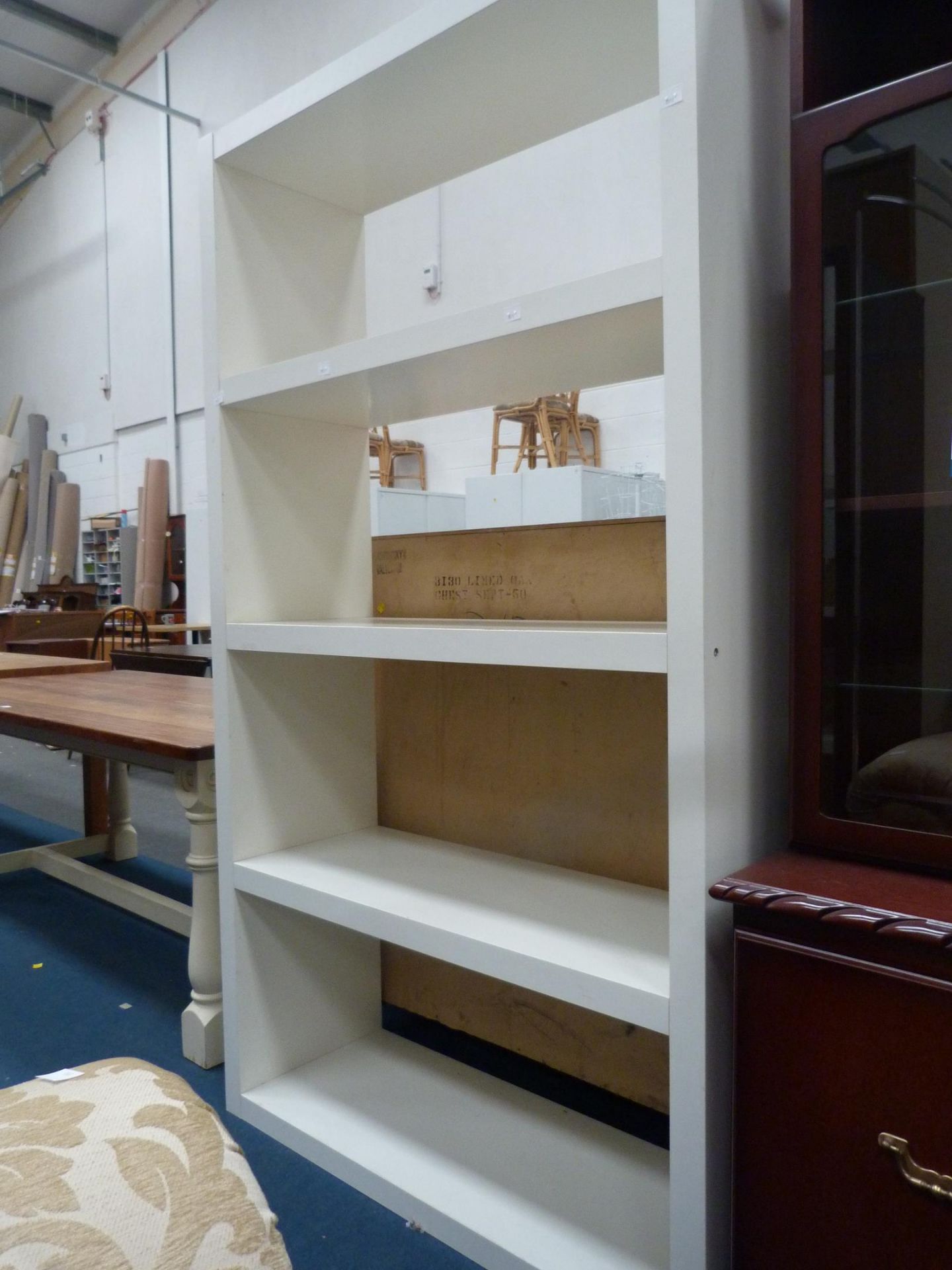 An Ikea 'Billy' Bookcase (a/f) with four shelves (H 190cm, W 105cm, D 38cm) (est. £40-£60)