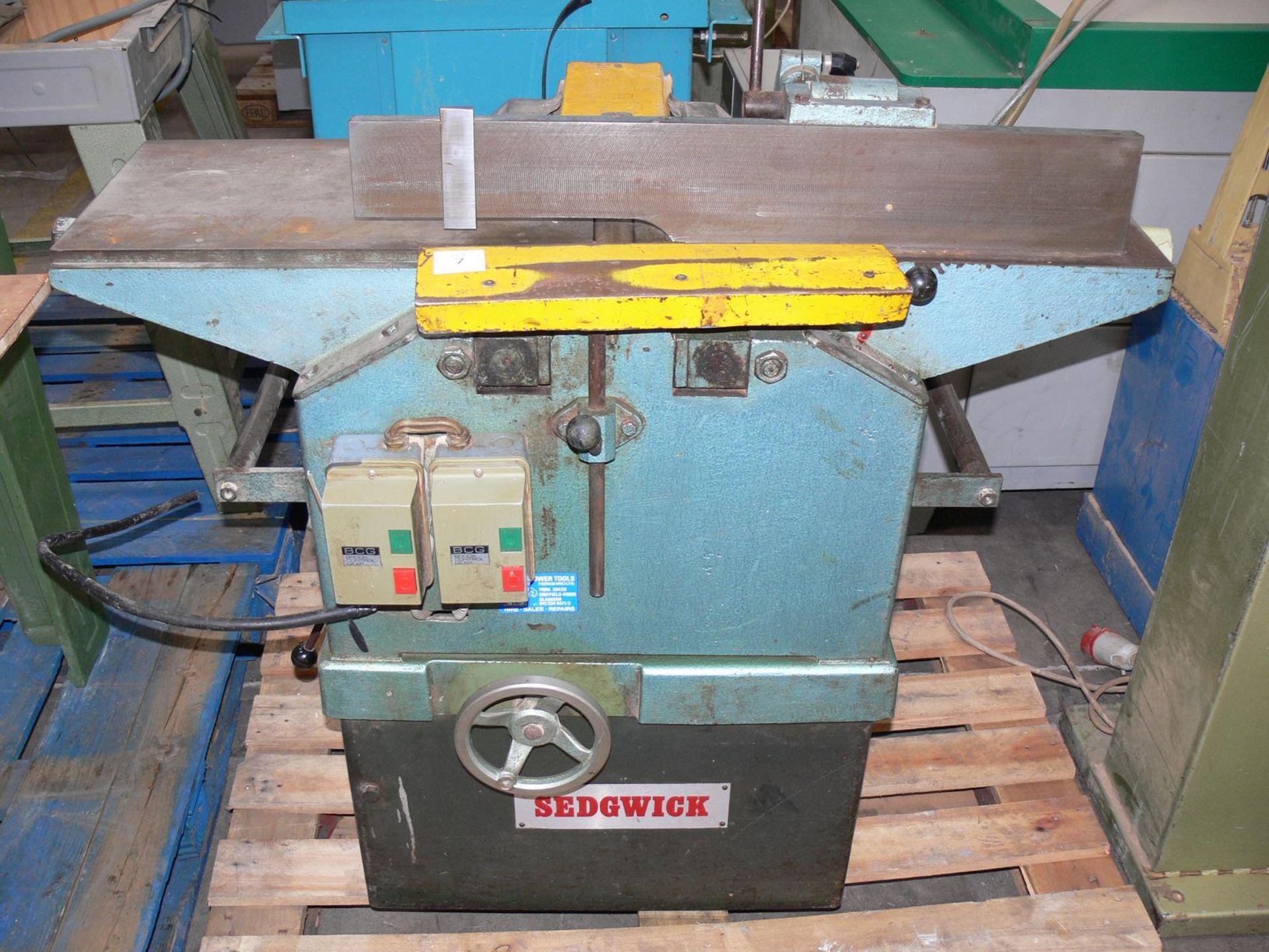 * Sedgwick 12'' MB Planer/Thicknesser, 3PH. Please note there is a £10 + VAT Lift Out Fee on this