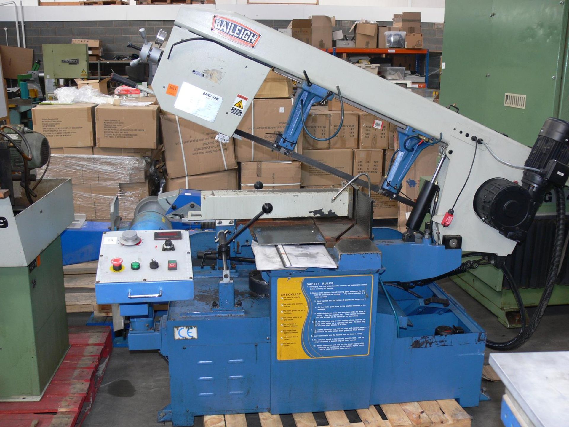 * Baileigh Industrial Bandsaw Model BS-20M-DM - Image 7 of 8