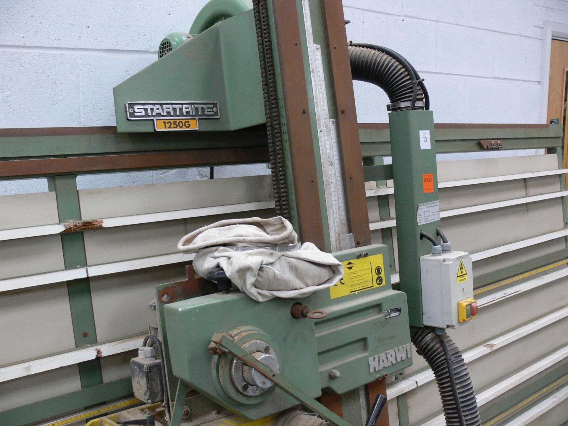 * Startrite/Harwi 1250 Vertical Panel Saw, Width: 3.3m, Height: 2.1m. Please note there is a £10+ - Image 3 of 4