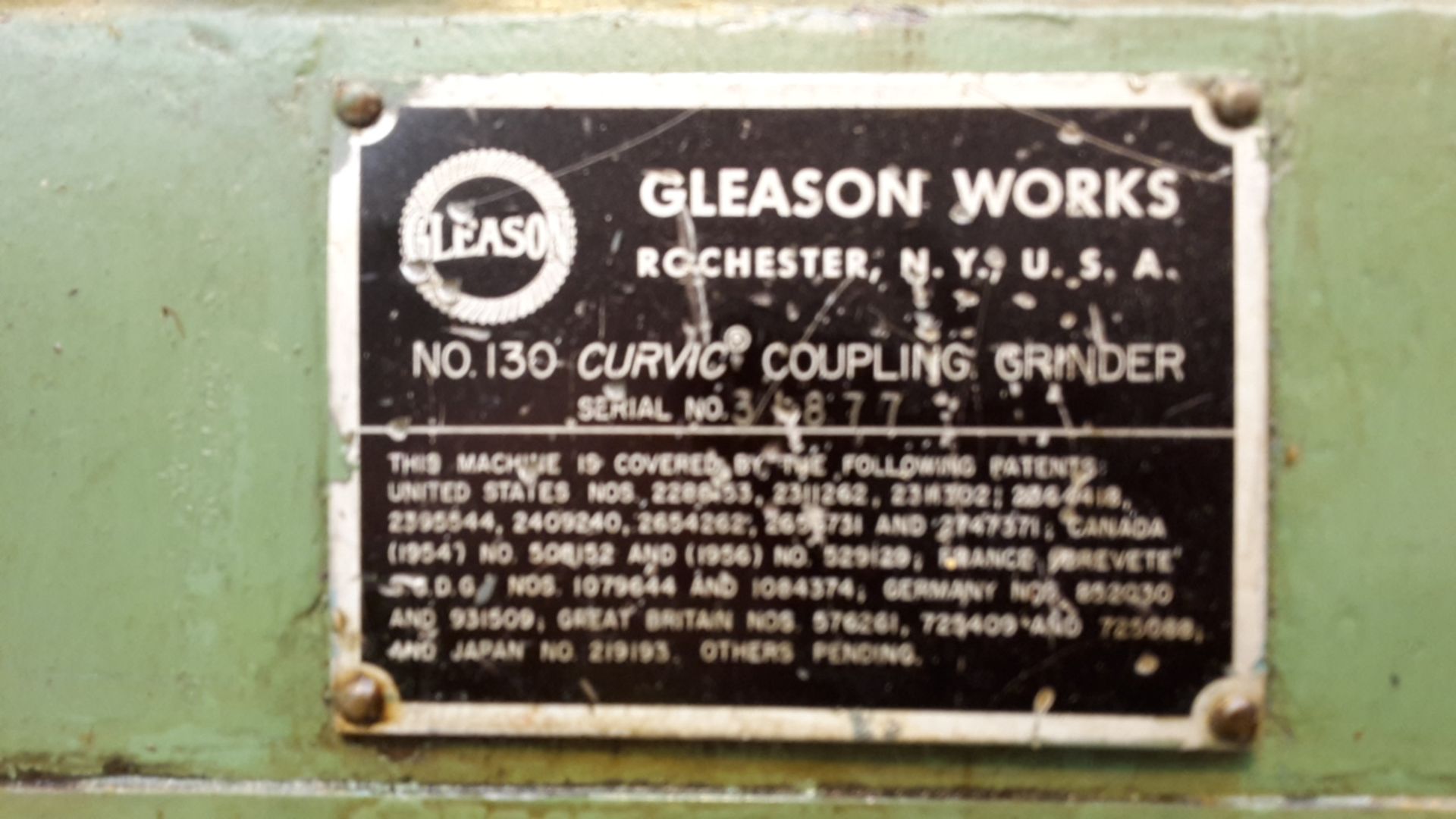 * A Gleason N°130 Curvic Coupling Grinder. - Image 29 of 30