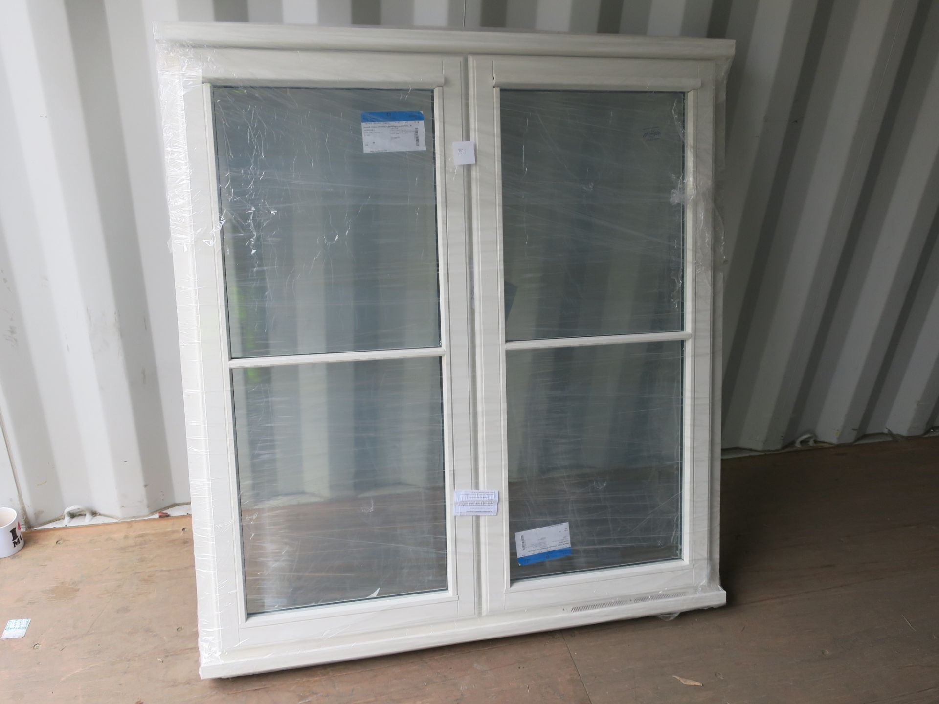 * New Clear Glass Window 1247 x 1350mm. A new clear glass window by Howarth Windows and Doors Ltd
