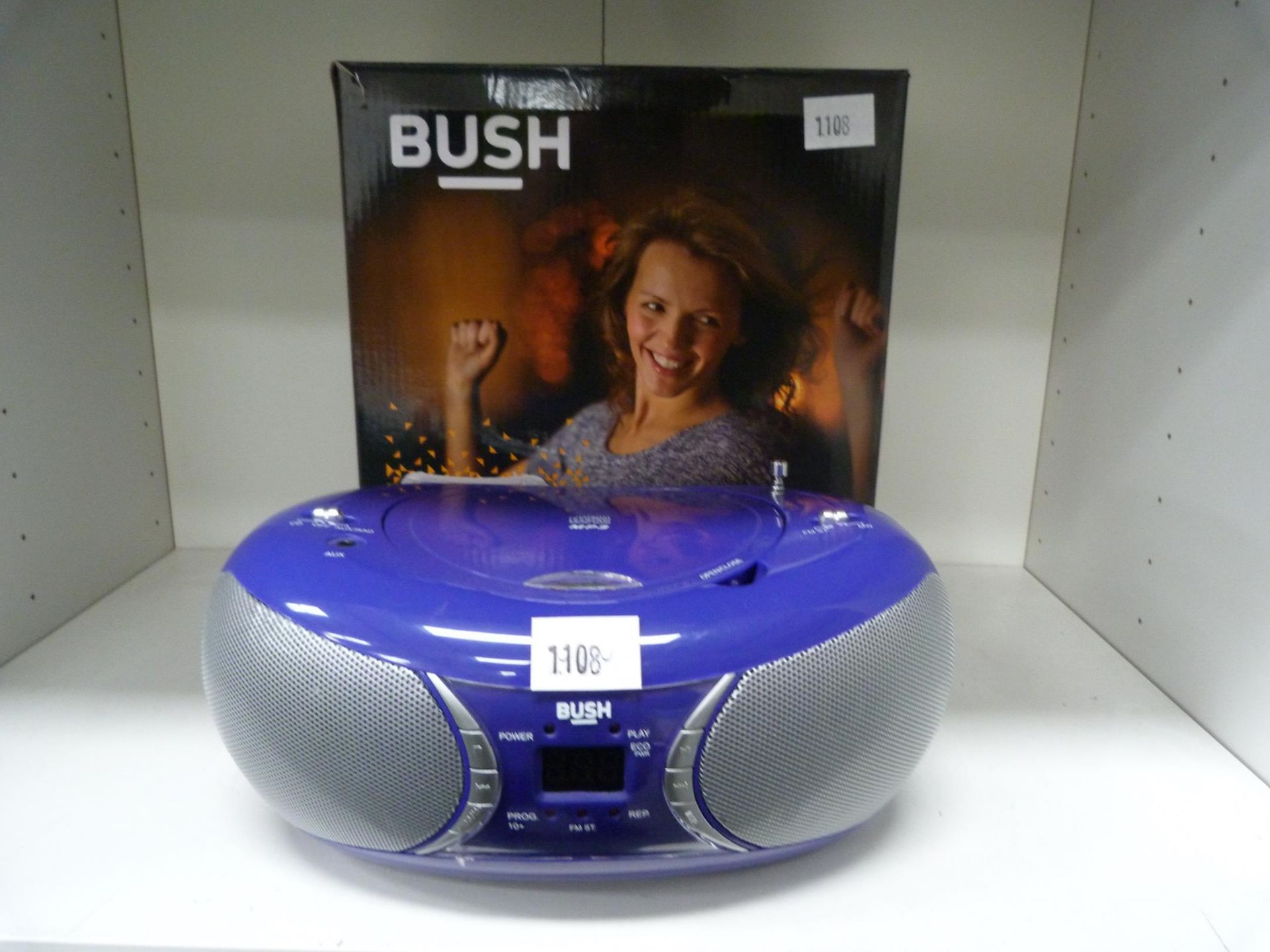 A Bush CD/MP3 Boom Box (Boxed) (est £20-£30)