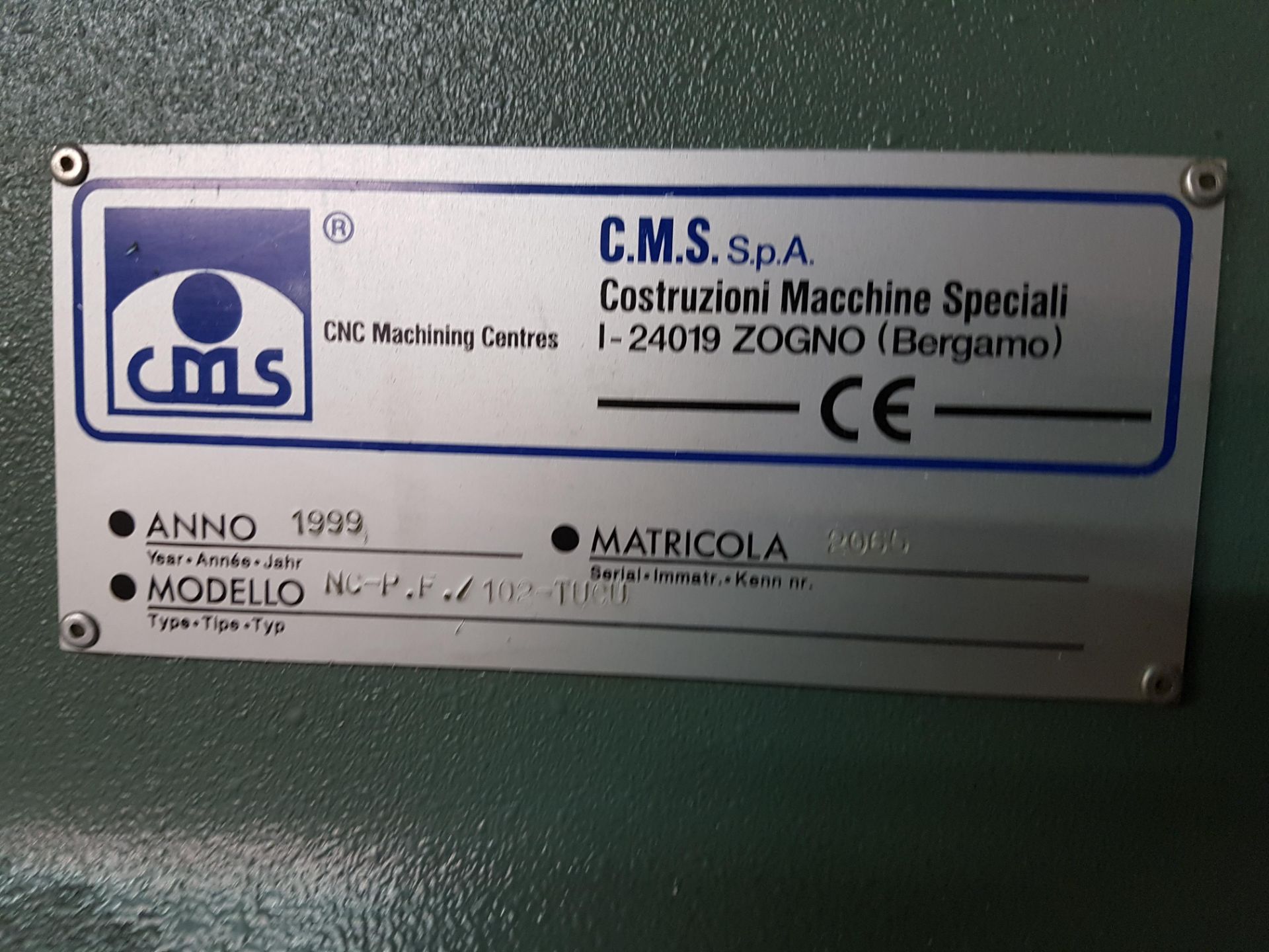 * CMS NC PF 5 Axis CNC Router. - Image 6 of 9