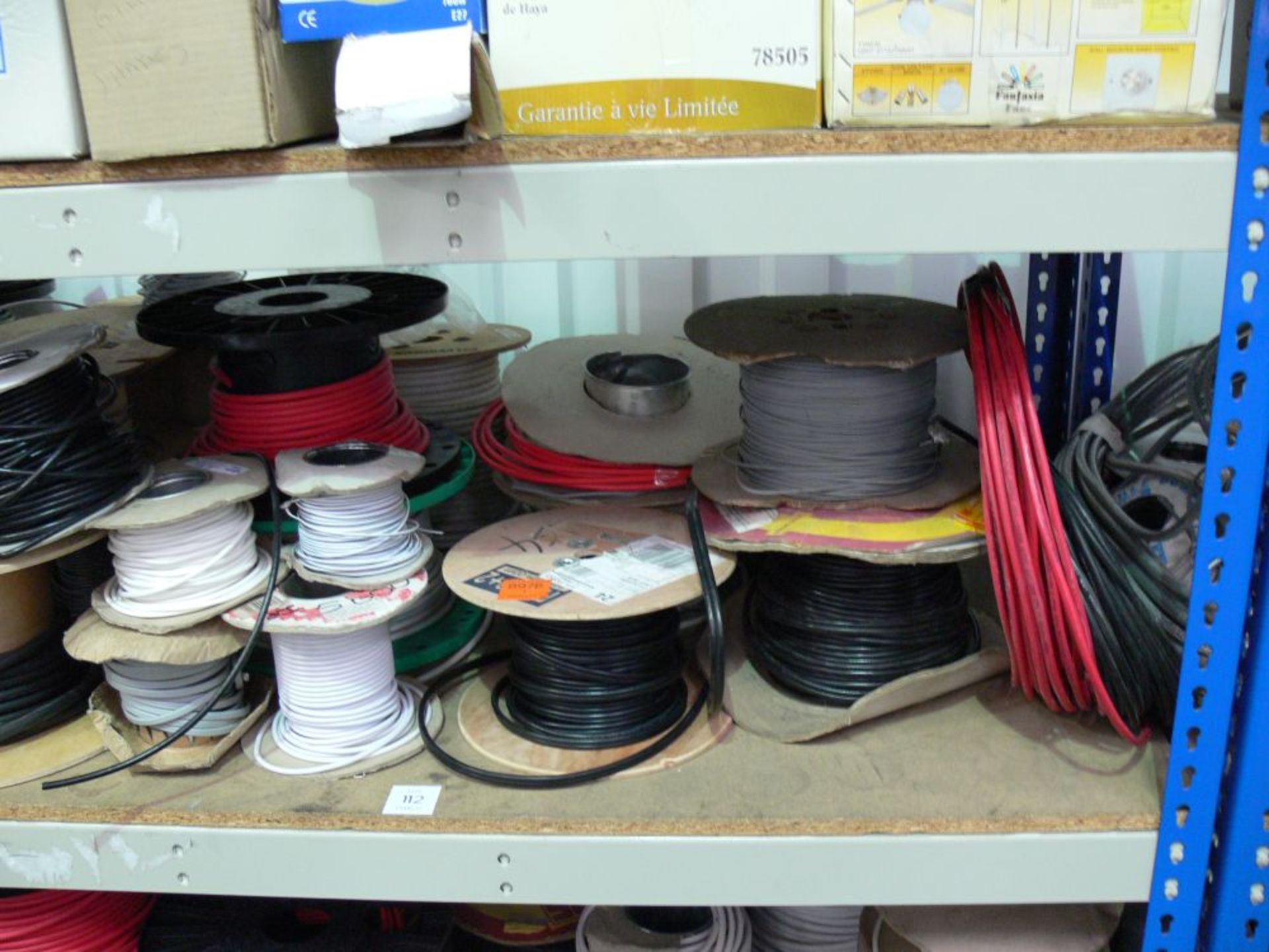 * A shelf of various types of Wire - Image 2 of 3