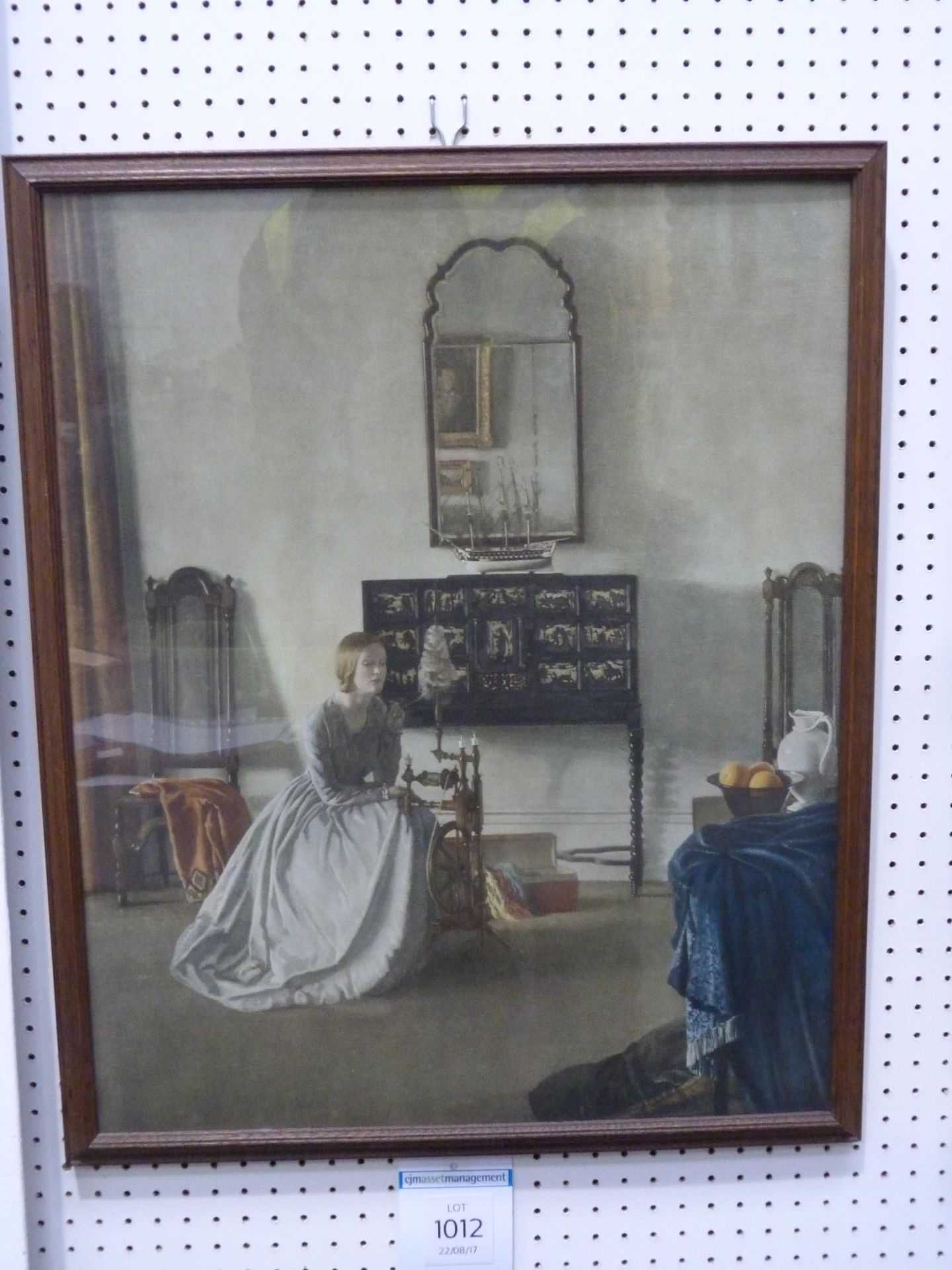 A Pair of Colour Prints depicting Children, a framed Lithograph Study of Fruit and a colour Print - Image 2 of 5