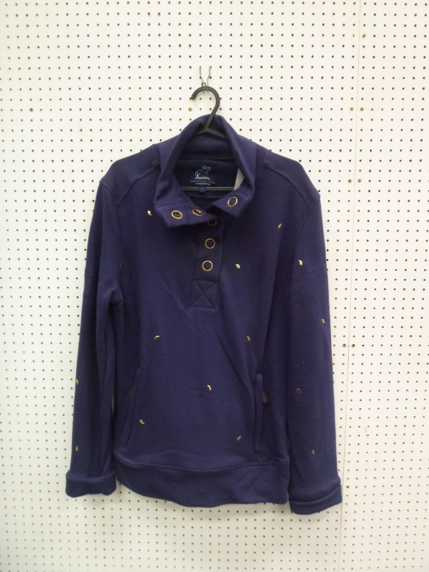 * Two New 'Equatech' Ladies Embellished Sweaters in Navy, a Small and XX Large RRP £109.90 (2)