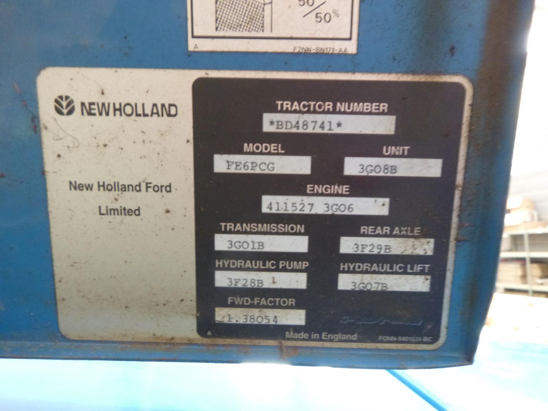 * 1993 Ford New Holland L557 VFE, 7840 4WD Powerstar SL Tractor. 5,597hrs Model No FE6PCG comes - Image 14 of 20