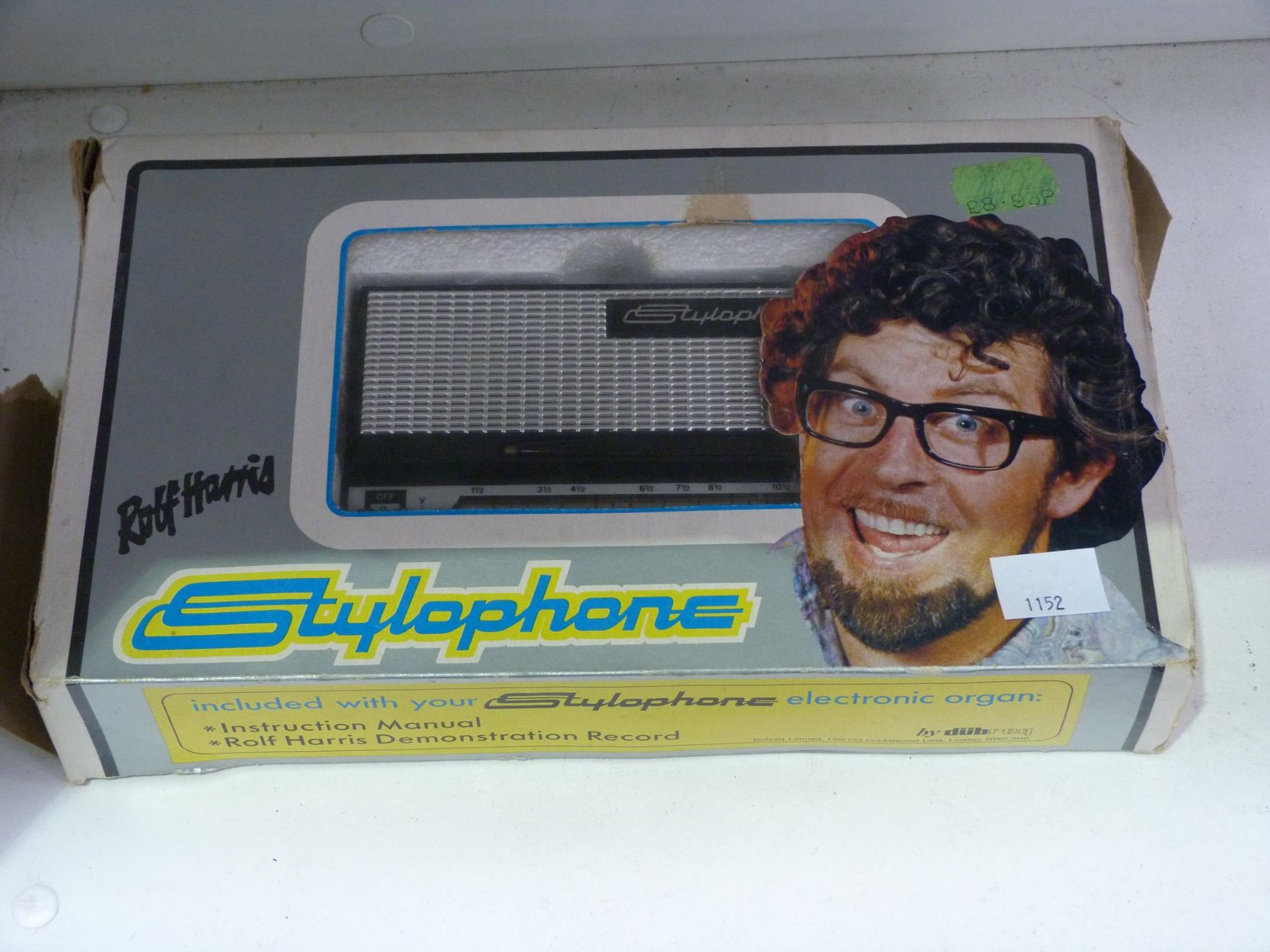 A Rolf Harris Stylophone Electronic Organ Along with Playalong Record and a Record and Tune Book (