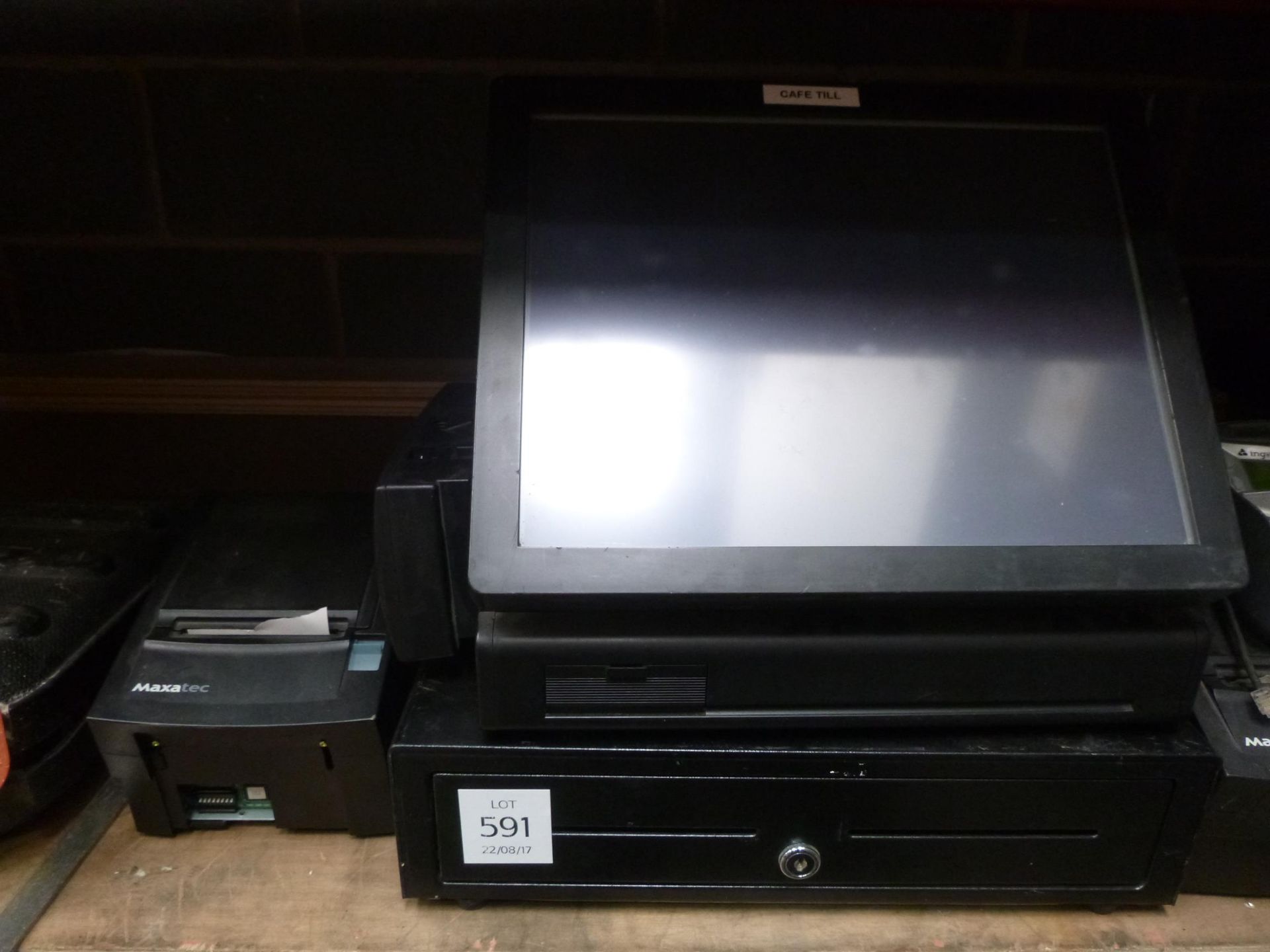 2 x Maxatec GT - 150 Touch Screen EPOS Terminals complete with cash draws, receipt printer, 1 x - Bild 3 aus 5