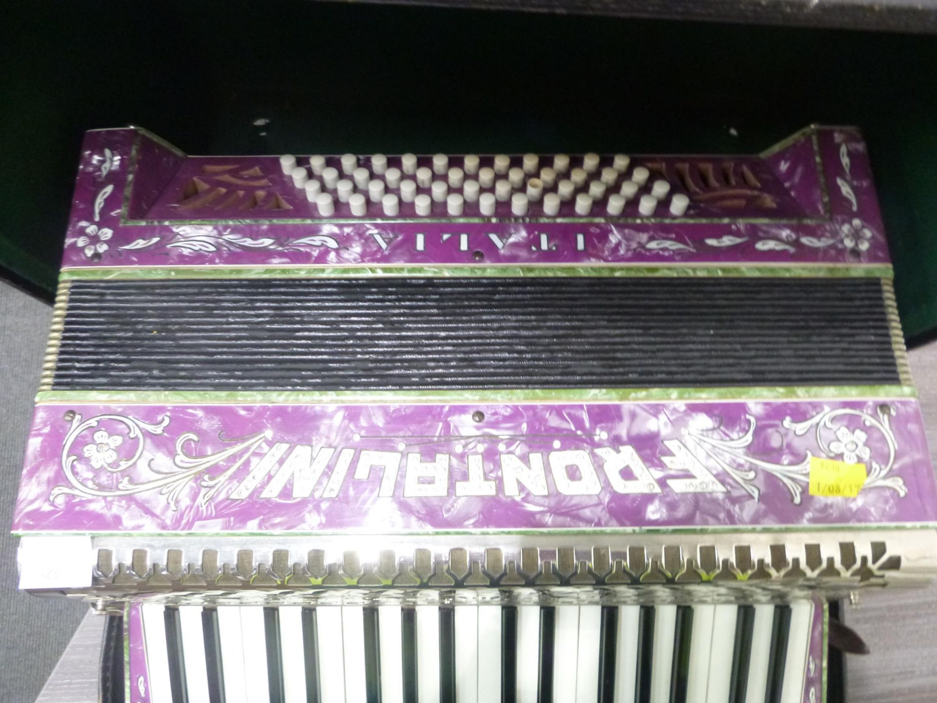 A full size Italia Frontalini Accordian - stamped number 787 in bespoke carry case (est. £50-£100) - Image 2 of 3