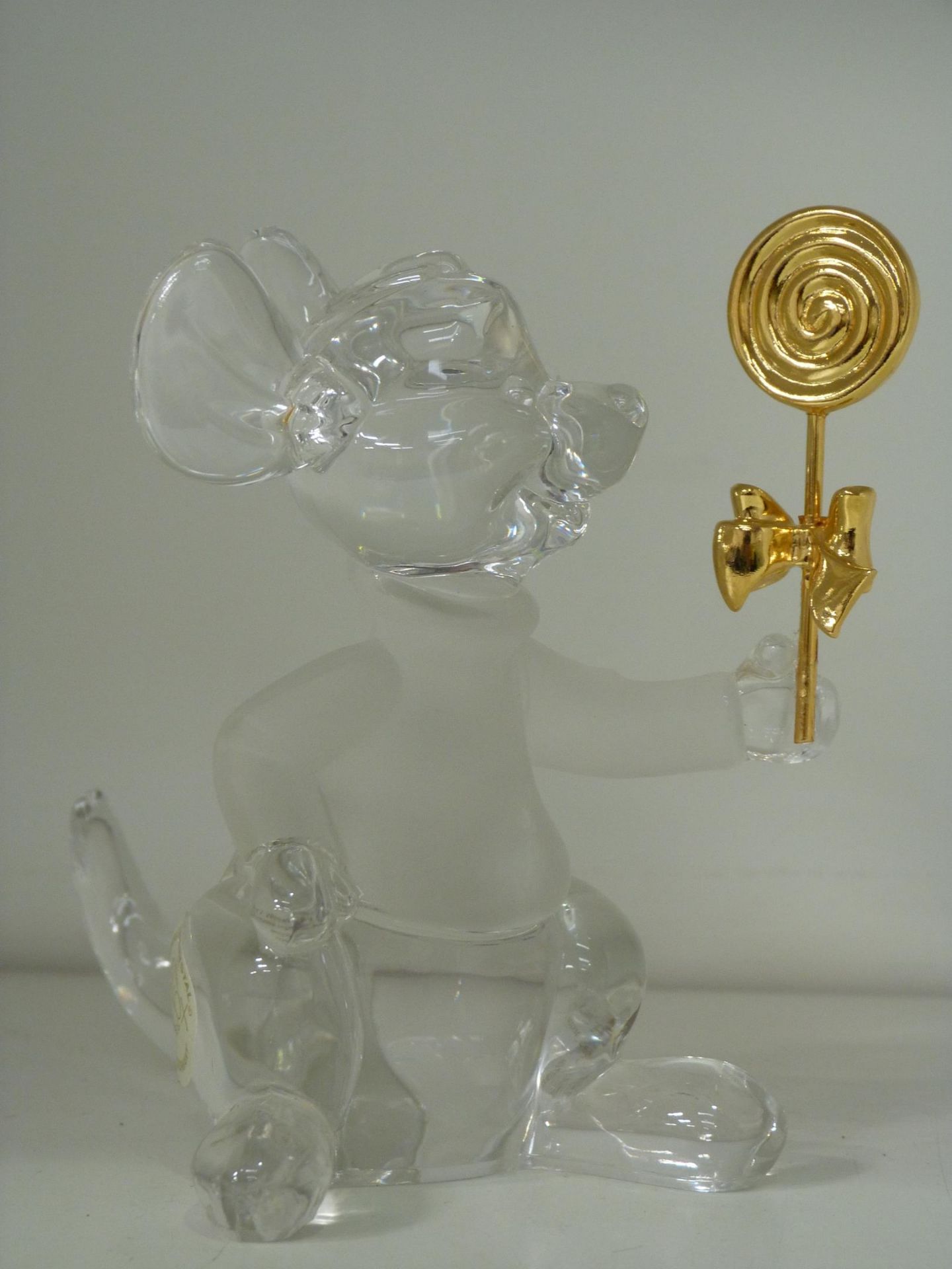 A shelf to contain eight full lead Crystal 'Lenox' Disney Figurines based on 'Winnie the Pooh' - Image 4 of 10