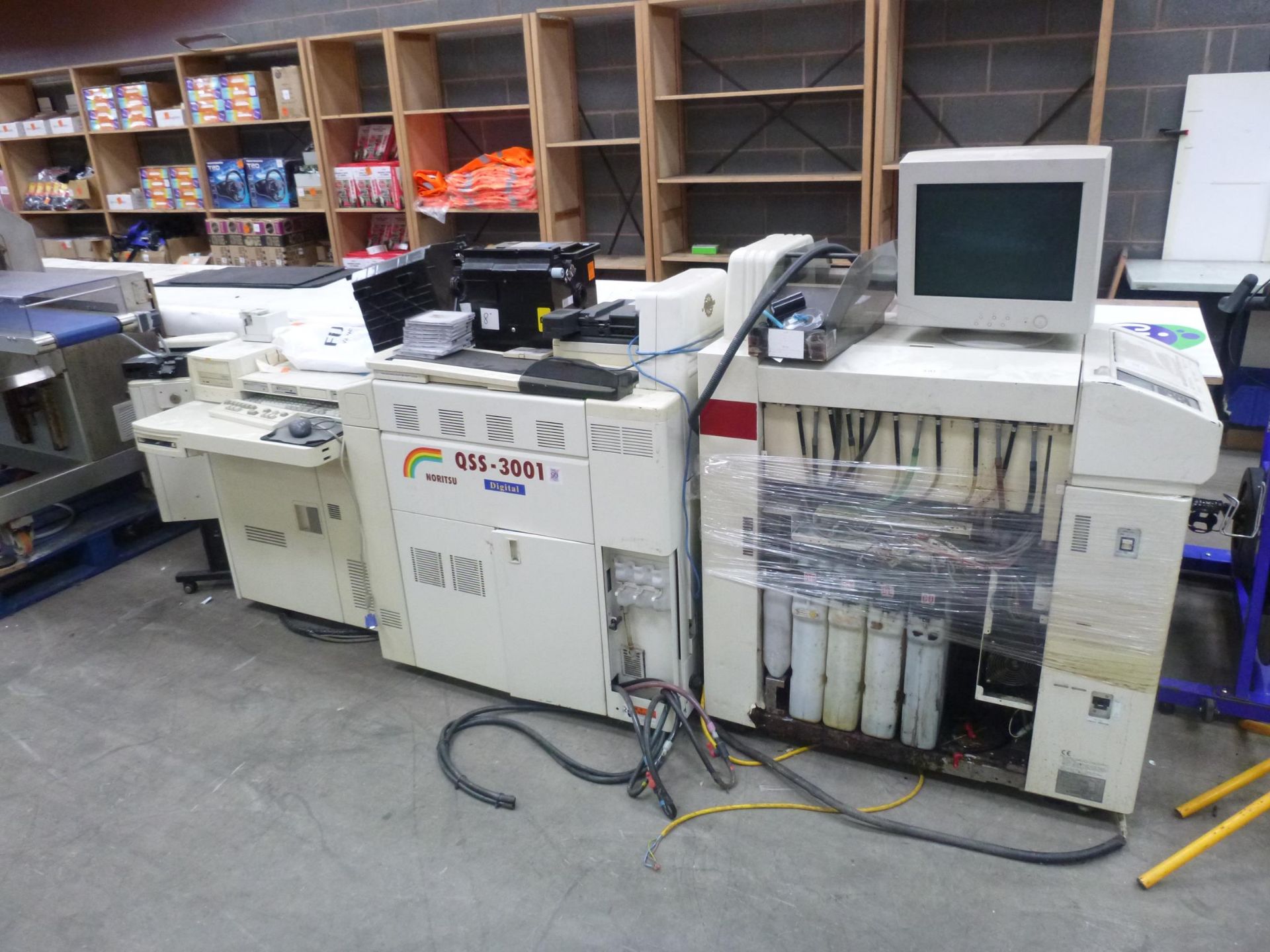 * Noritsu QSS-3001 Compact Digital Minilab (Model LPP-1200, No 20310944) made in April 2002,