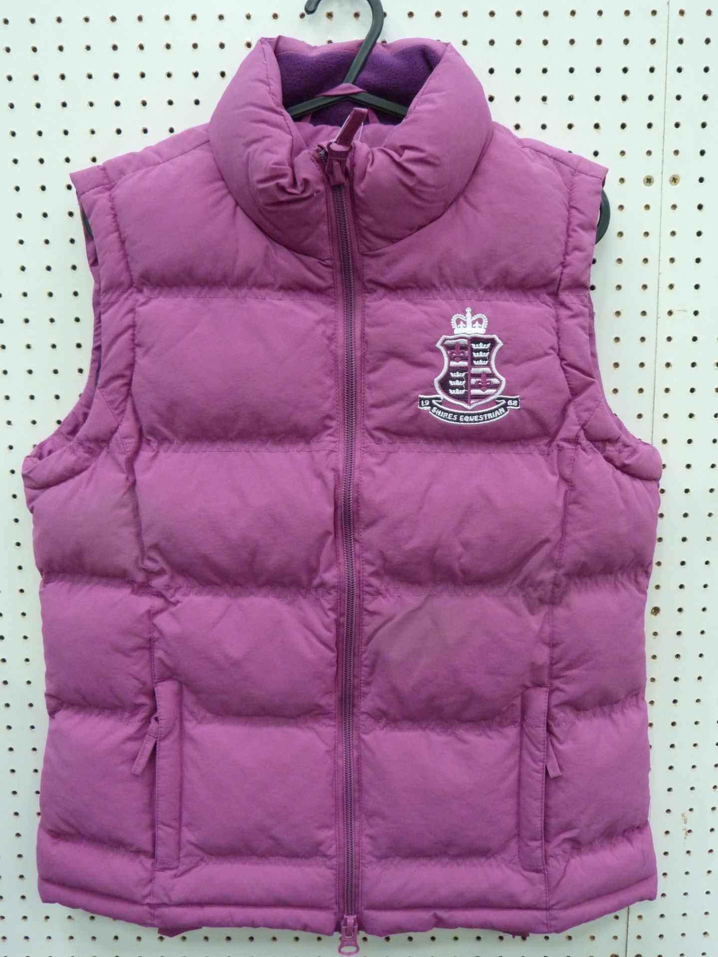 * Three Pink, New Shires Team Gilets, one Medium, one Large, one X Large RRP £99.95 (3)