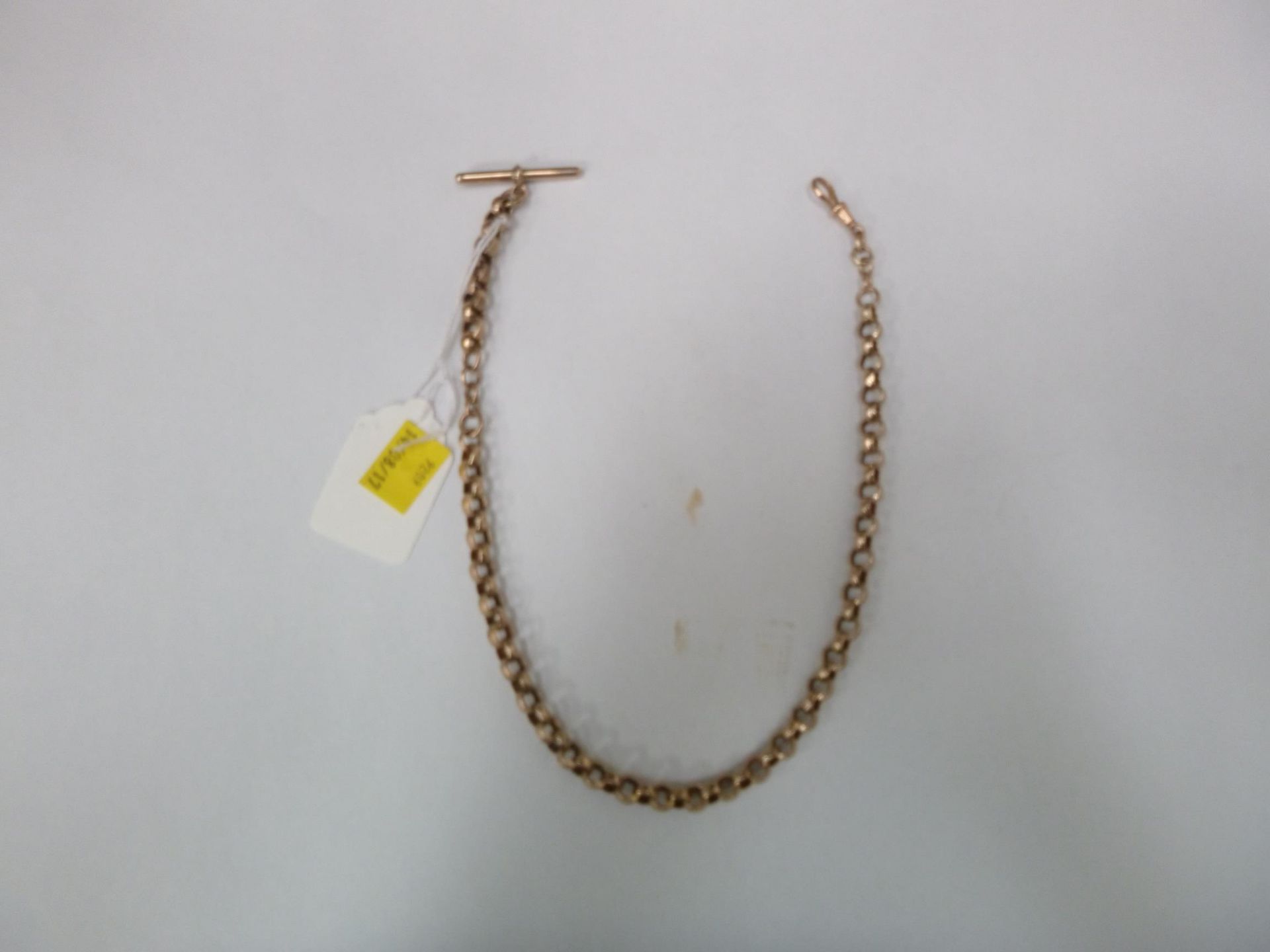 A 9ct Gold Watch Chain Approx 35g and 43.5cm long (est. £300-£400) - Image 2 of 2