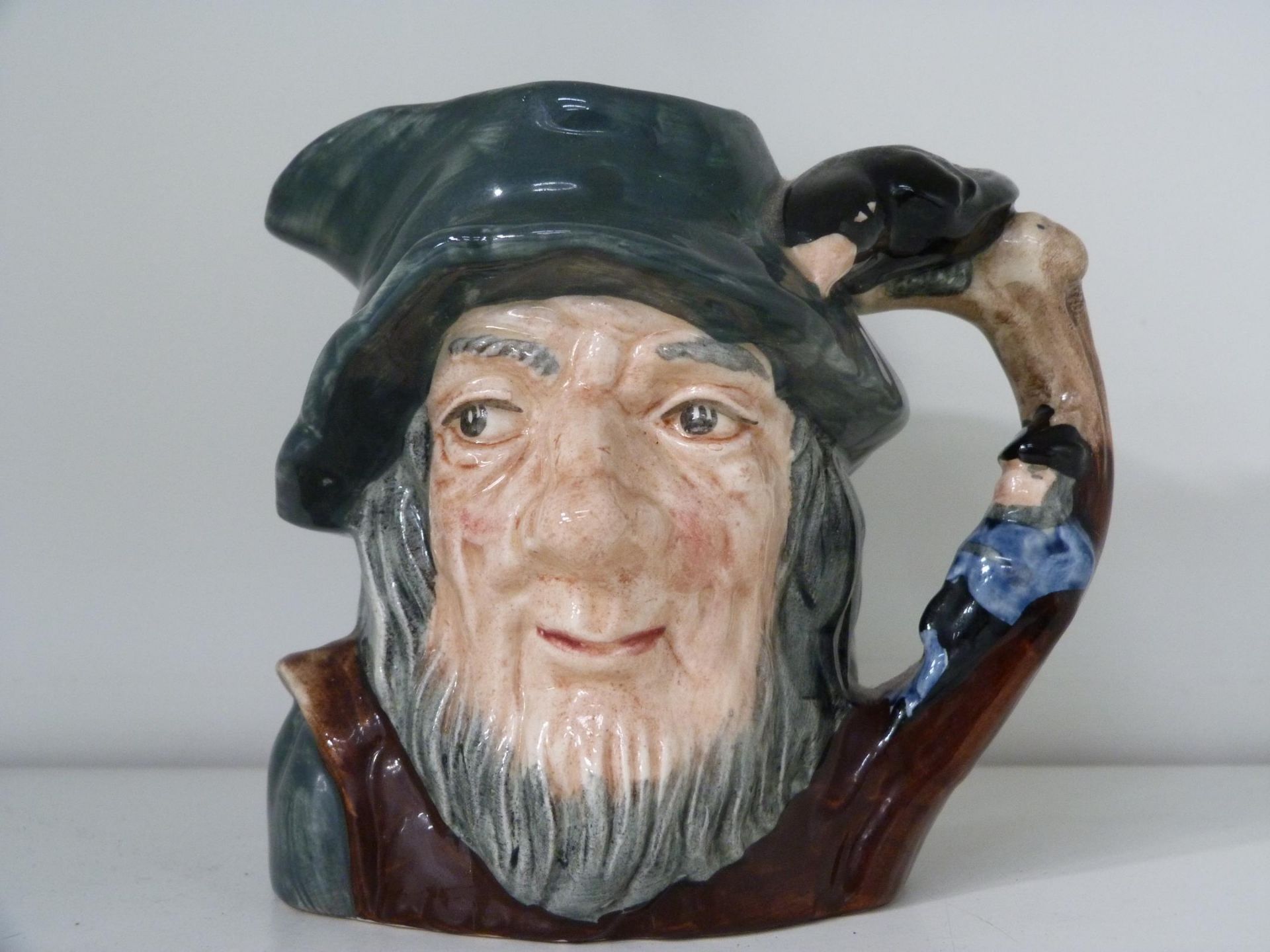 Three Figurines to include a Royal Doulton 'Falstaff' Toby Jug (8328A), a 'RIP Van Winkle' Toby - Image 4 of 7