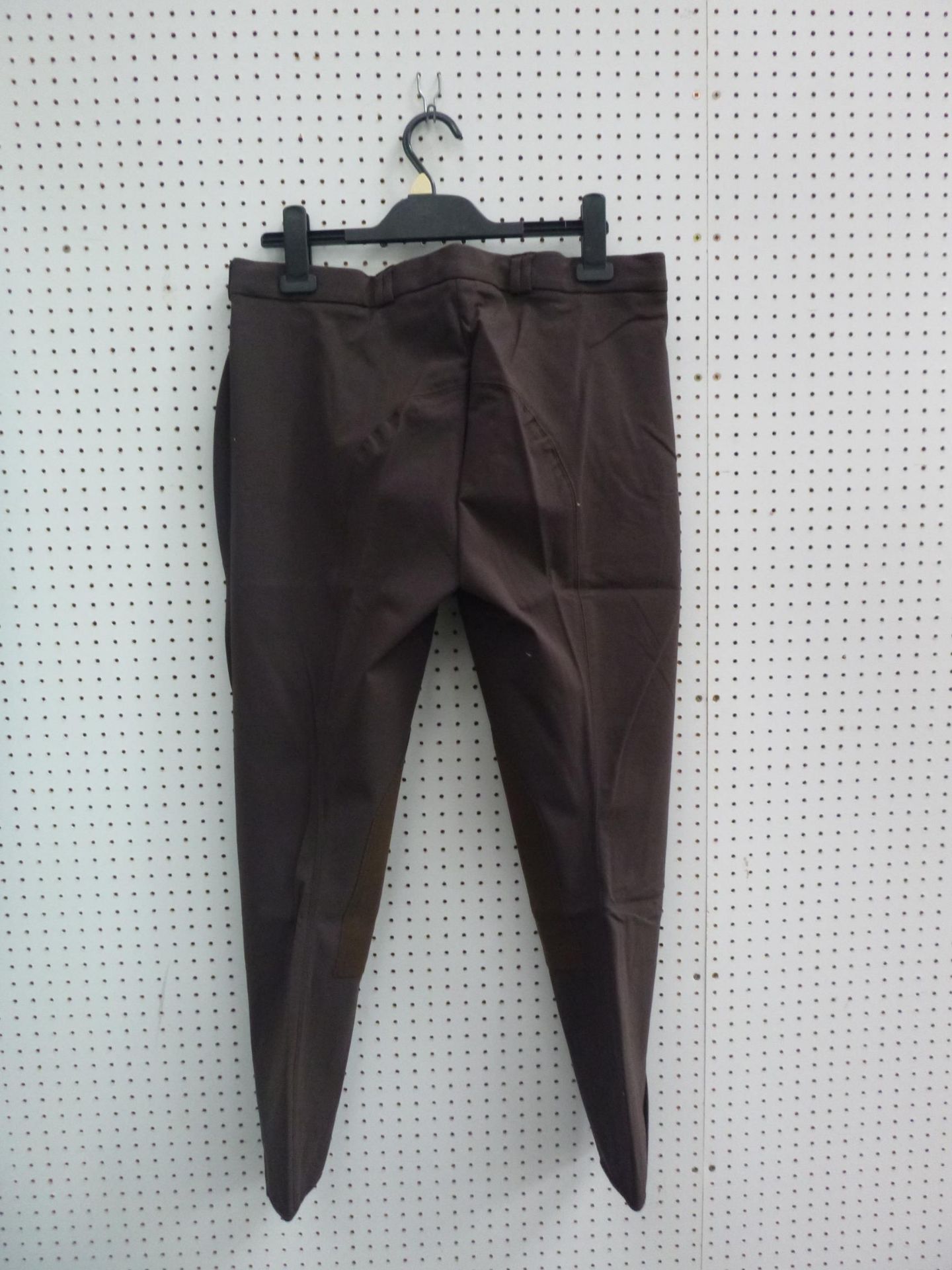 * Two pairs of new Bridleway Ladies Woven Cotton/Nylon Breeches size 34R, one Brown the other - Image 4 of 4