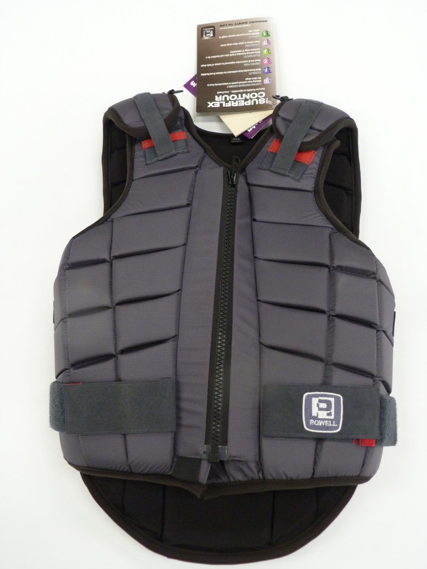 * A New Horse Rider Body and Shoulder Protector Level 3 Made by Powell-Superflex Contour. Adult X-