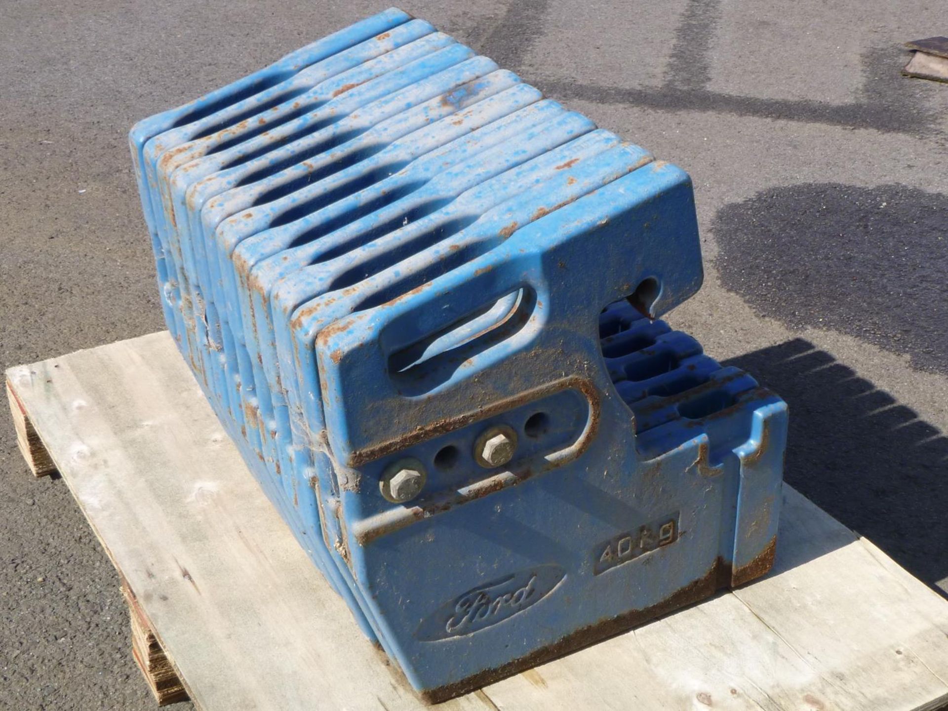 * A Set of 12 Ford 40Kg Wafer Weights. - Image 2 of 2