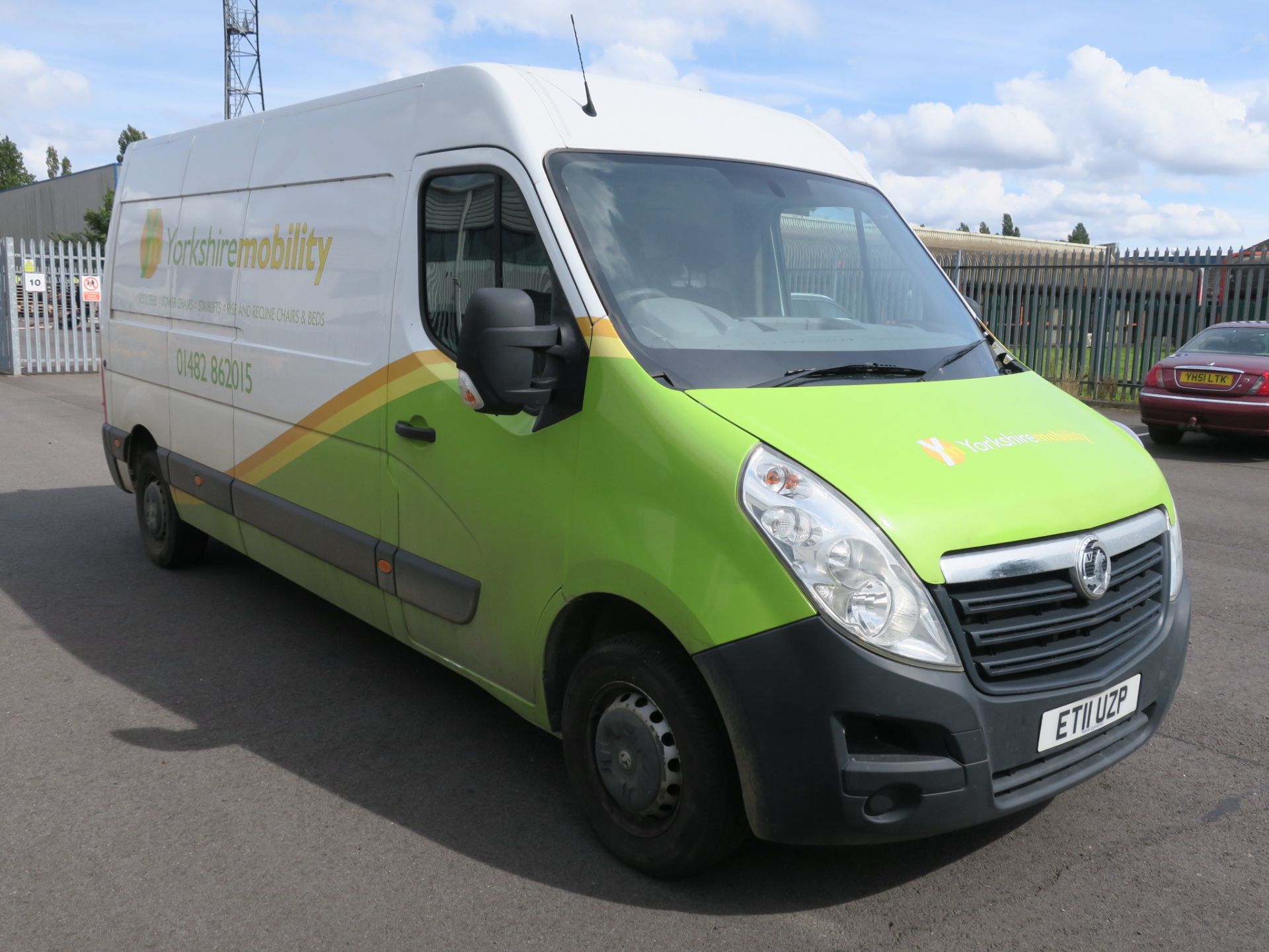 * Vauxhall Movano LWB Panel Van, Manual 2299cc Diesel, Revenue Weight 3500Kg, No V5, Registration: