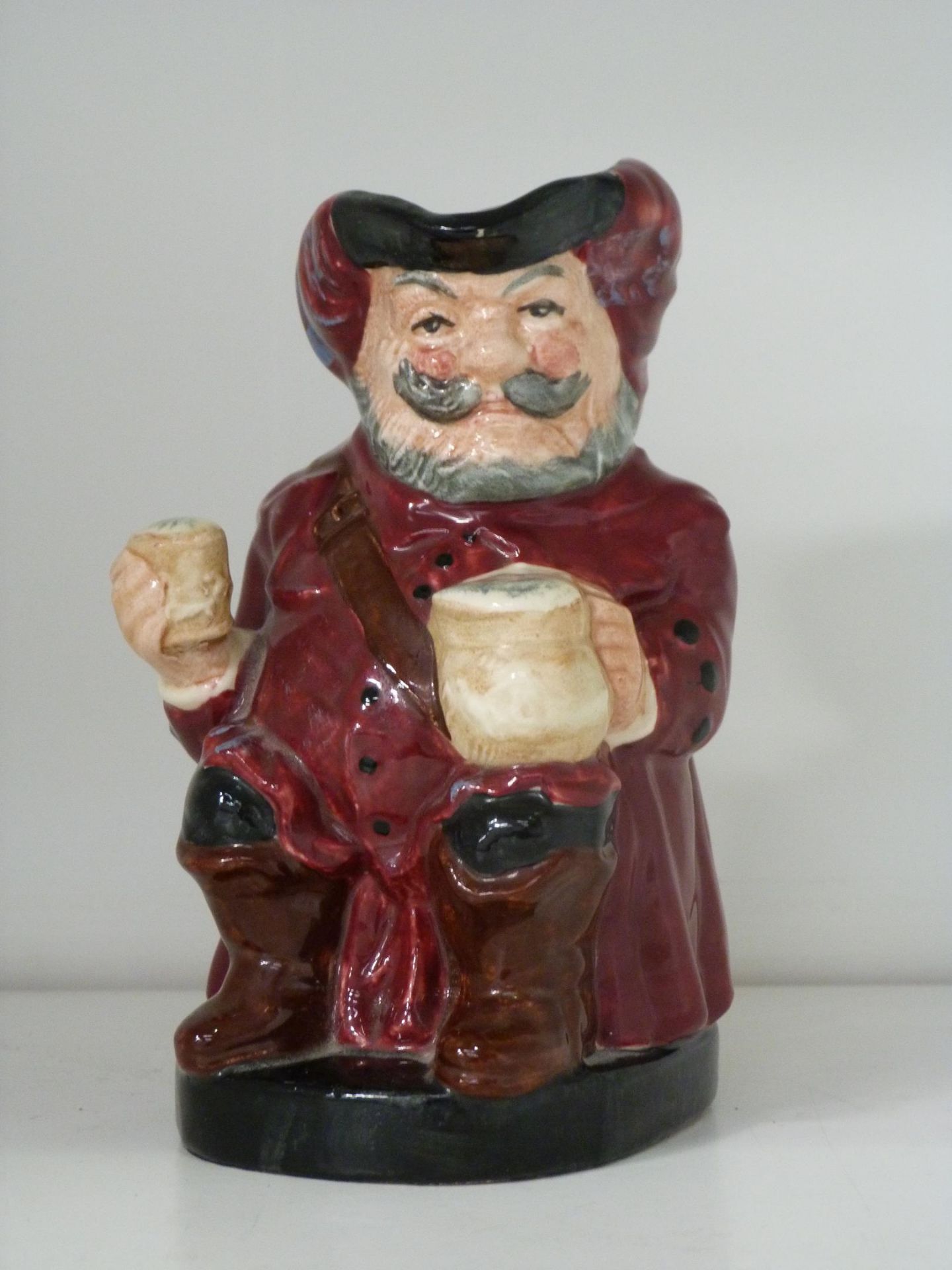 Three Figurines to include a Royal Doulton 'Falstaff' Toby Jug (8328A), a 'RIP Van Winkle' Toby - Image 2 of 7