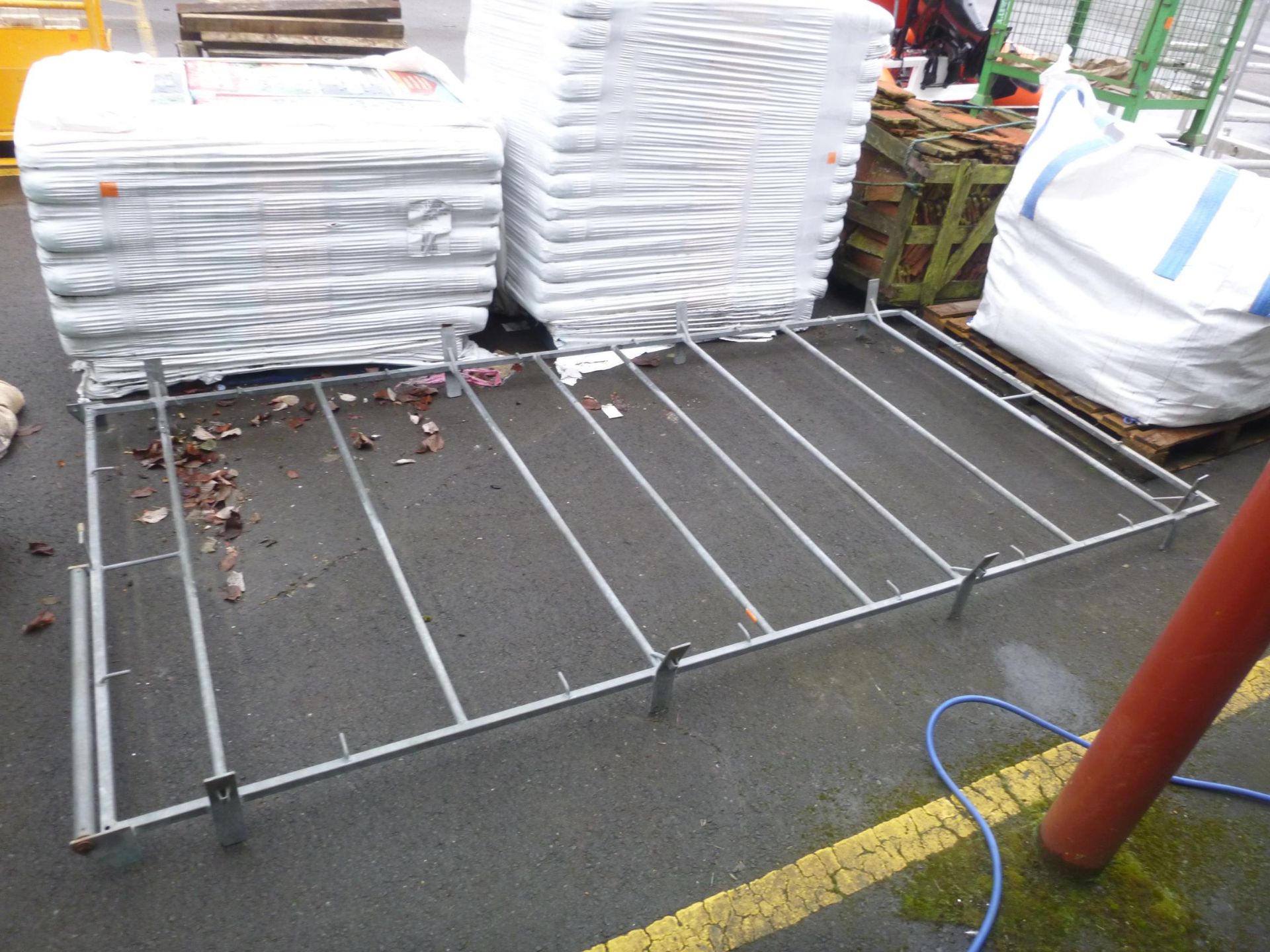 A Van Roof Rack c/w Ladder Roller (No Fittings). Please note there is a £5 Plus VAT Lift Out Fee