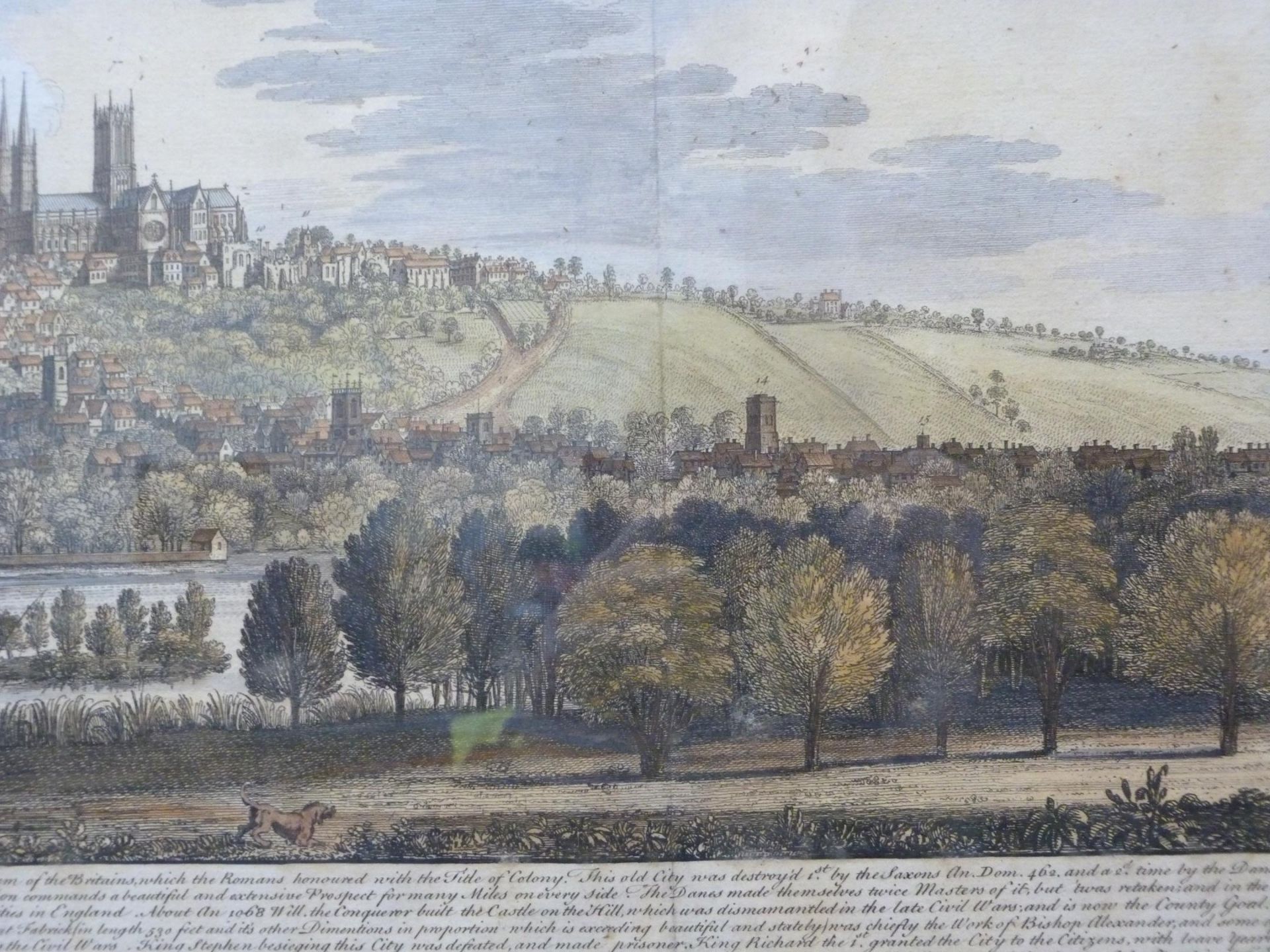 After Samuel & Nathaniel Buck - an 18th Century Panoramic Engraving Entitled ''The South - West - Image 4 of 5