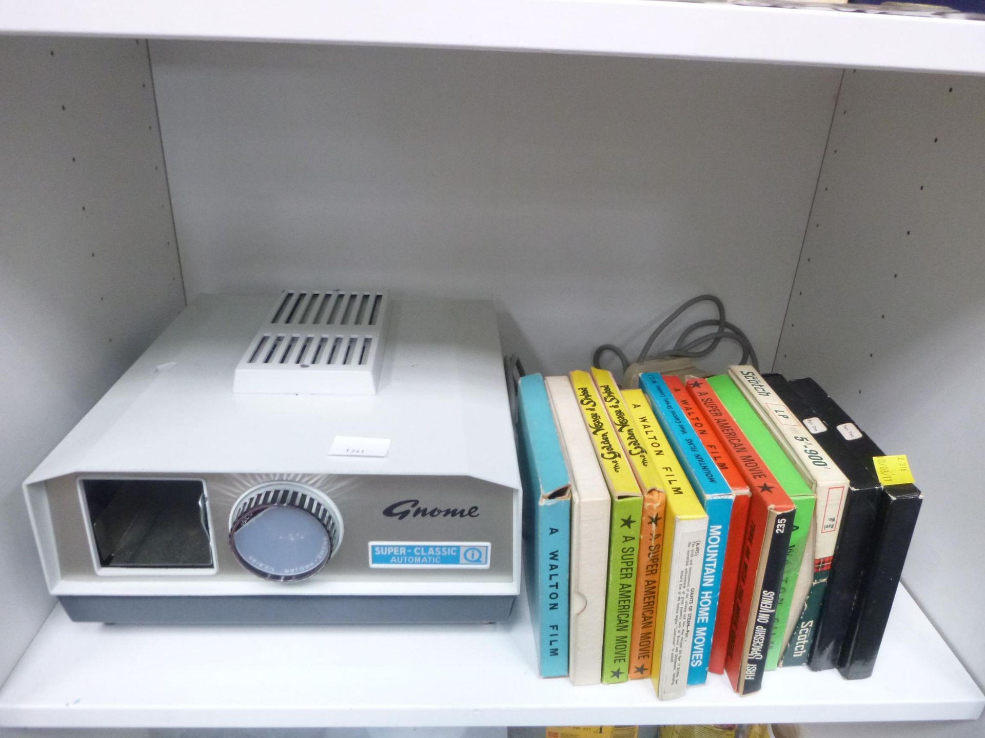 A Gnome Super-Classic Automatic Slide Projector, A Eumig Mark -S-710D Sound Projector, A Eumig