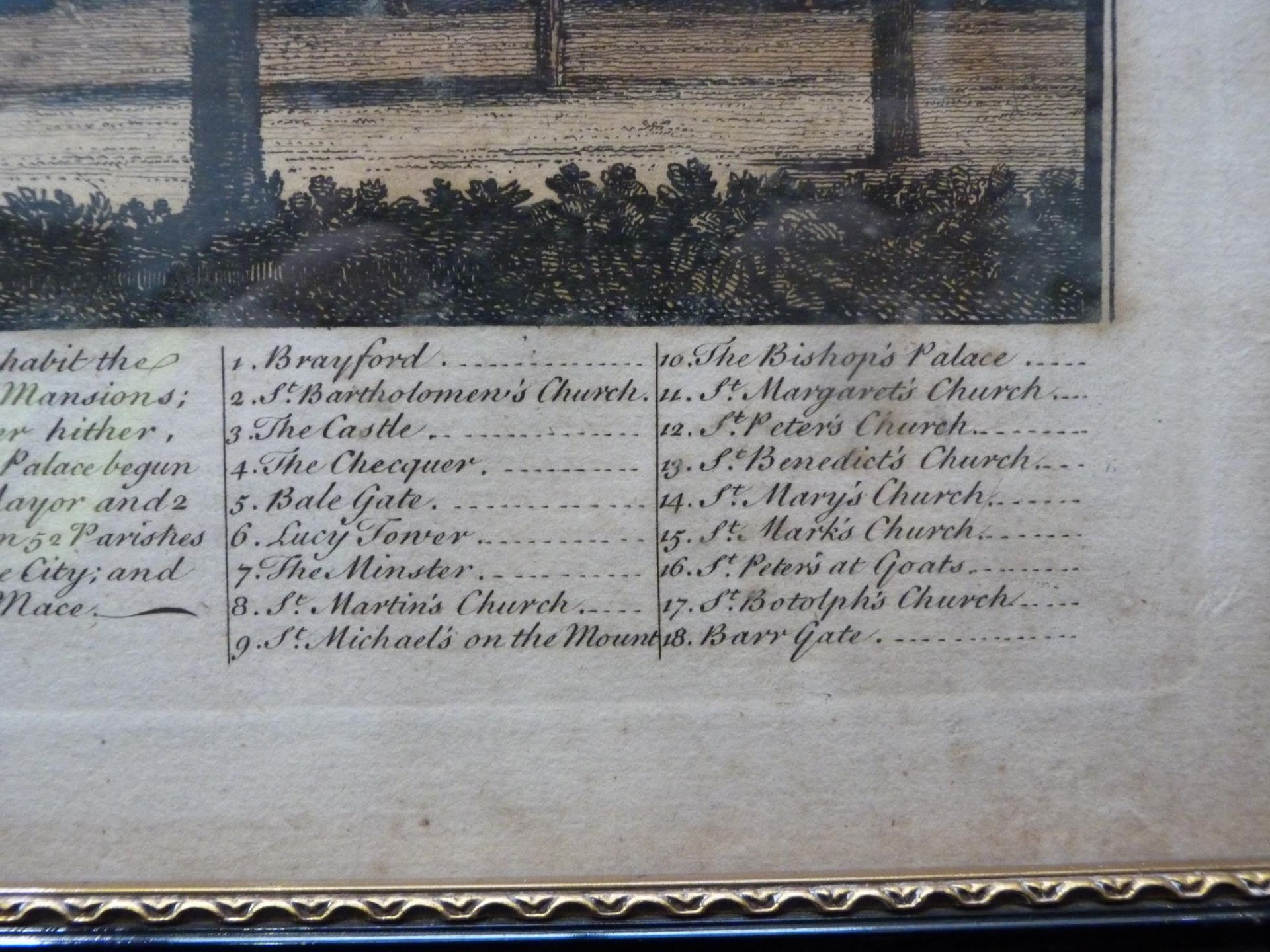 After Samuel & Nathaniel Buck - an 18th Century Panoramic Engraving Entitled ''The South - West - Image 5 of 5