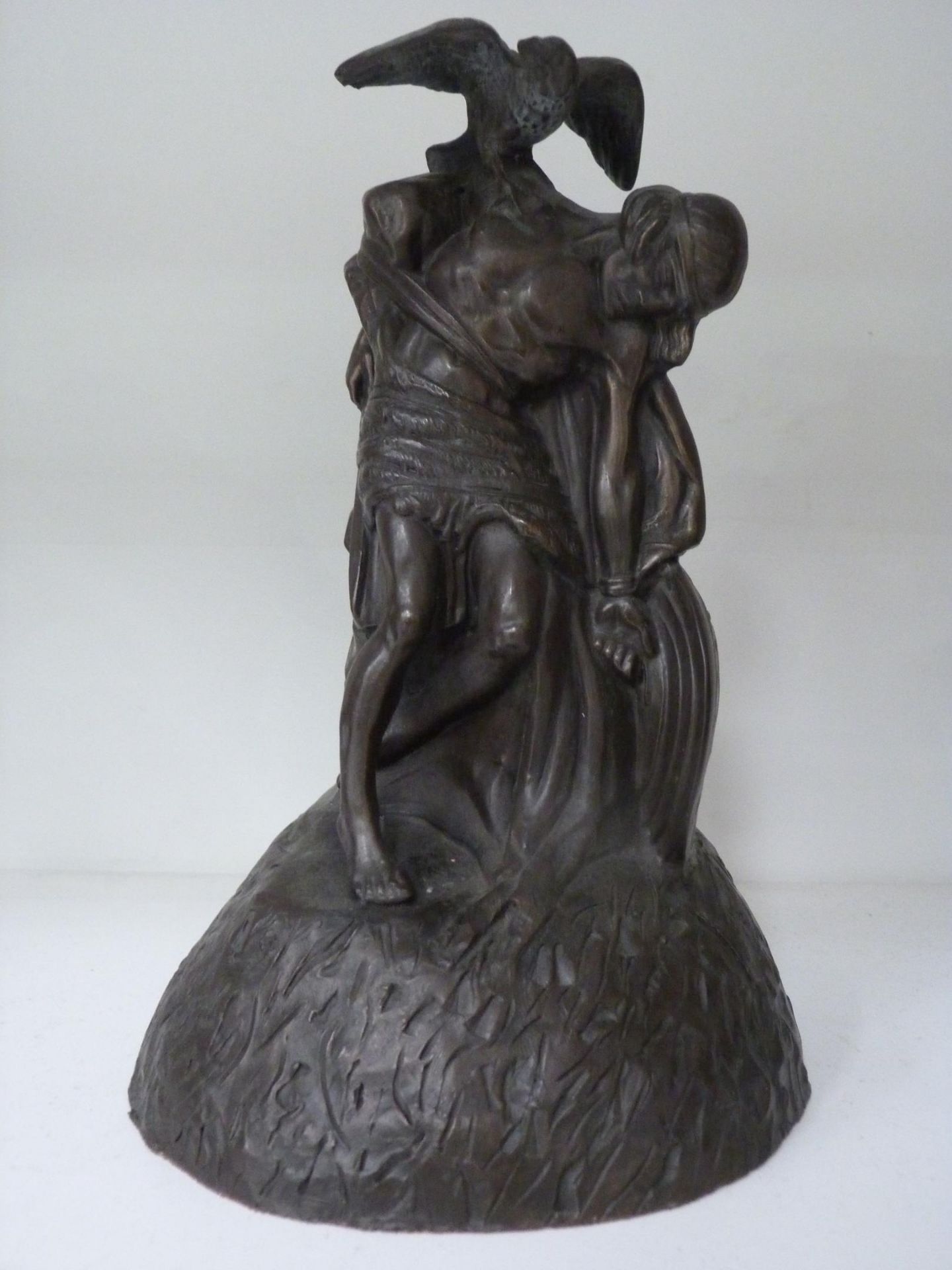 Two Bronze Effect Resin Figurines to include 'Spirit of the Dance' & Cuchulainn Figurines (32cm & - Image 2 of 3