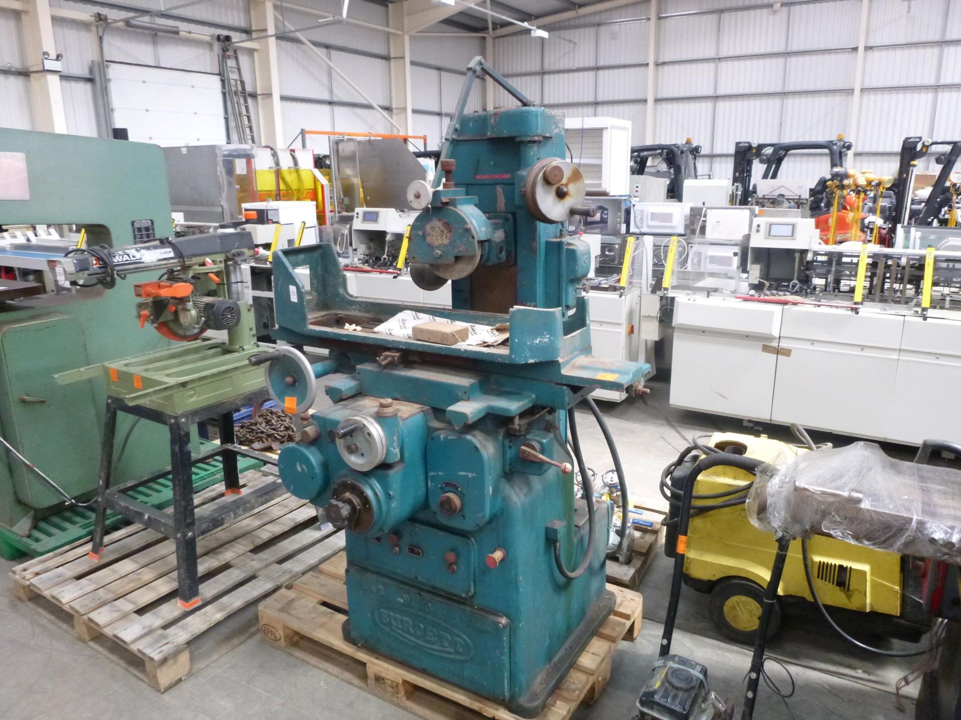 * A Burdett No 70 8 x 6 Surface Grinder