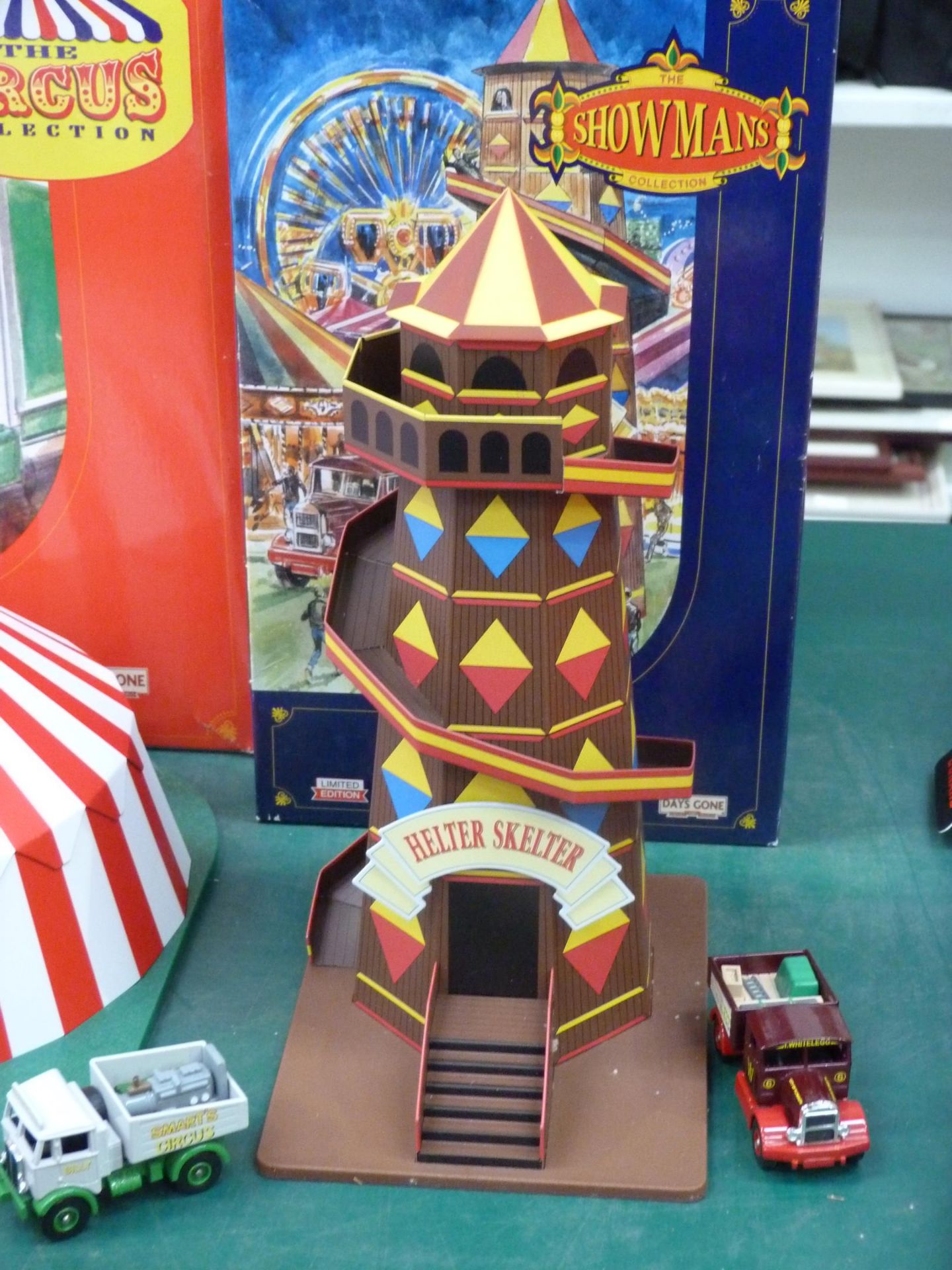 A Collection of Lledo Circus related Models including two Helter Skelters Plus two Scammel Ballast ' - Image 6 of 11