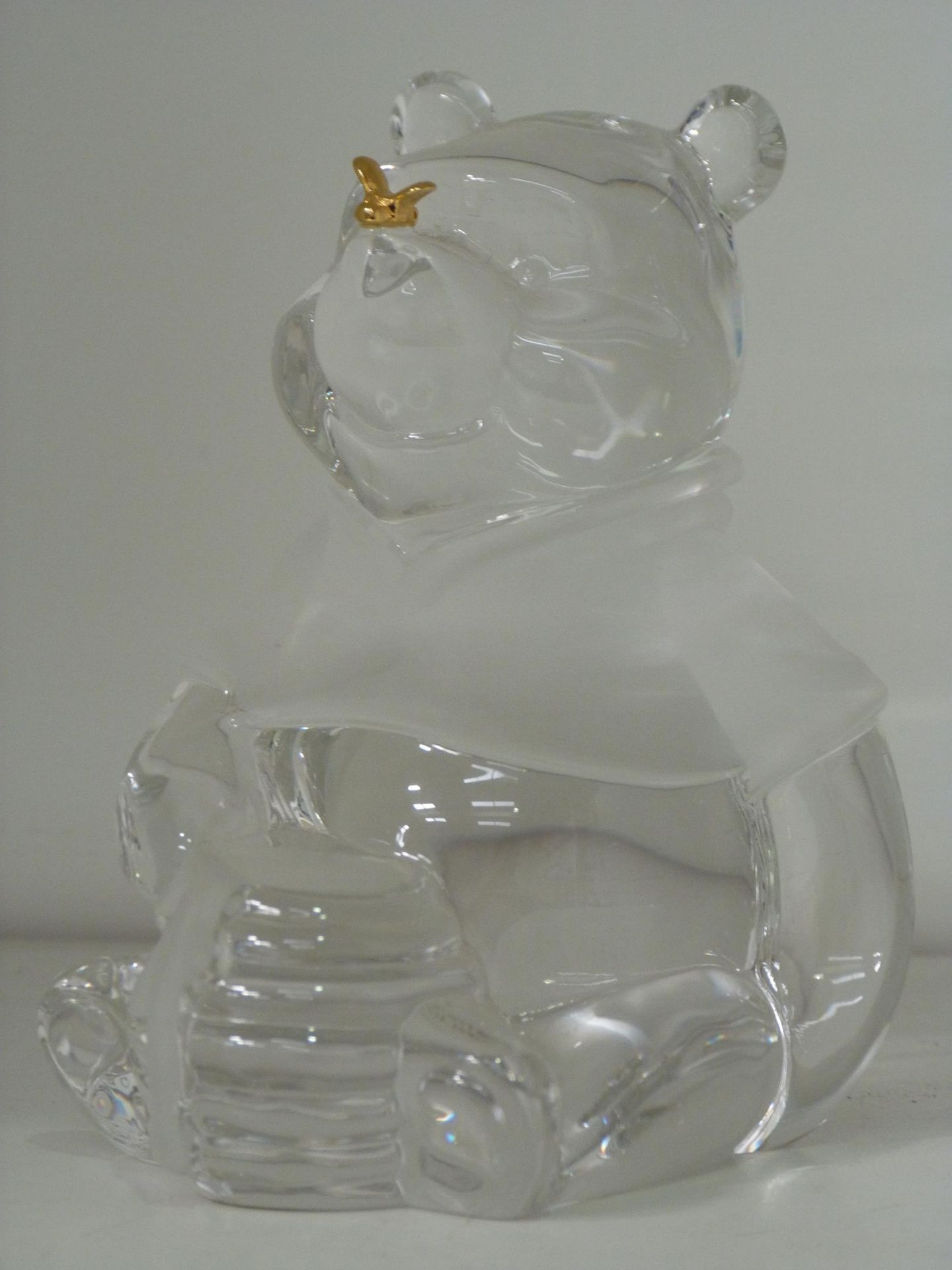 A shelf to contain eight full lead Crystal 'Lenox' Disney Figurines based on 'Winnie the Pooh' - Image 2 of 10