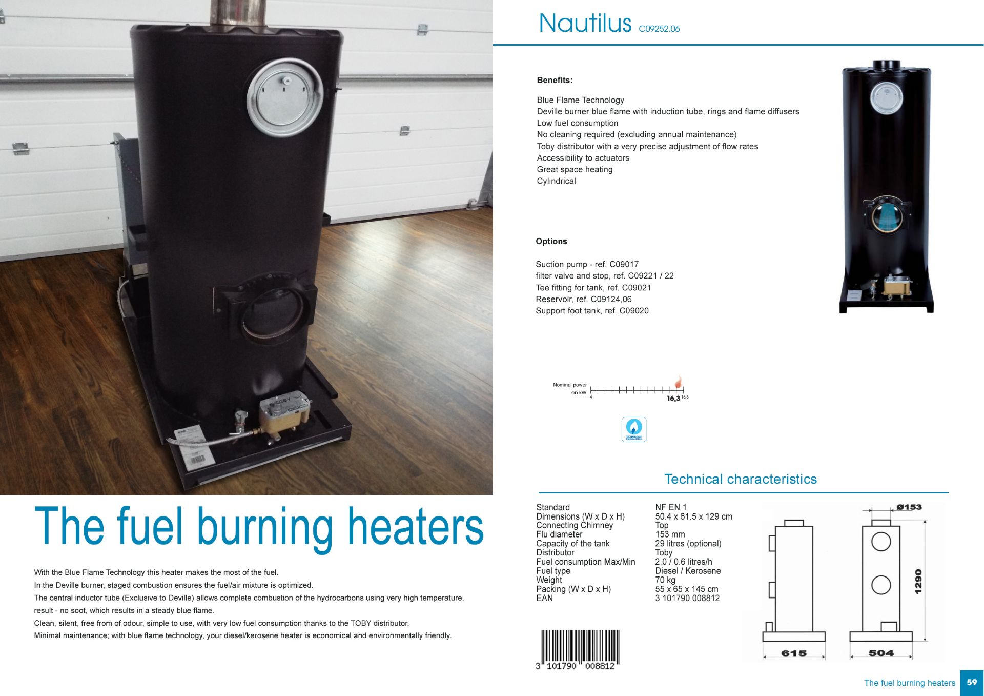 * Deville Multi Fuel Heater, 11kw. (unused). With the Blue Flame Technology this heater makes the - Image 5 of 5