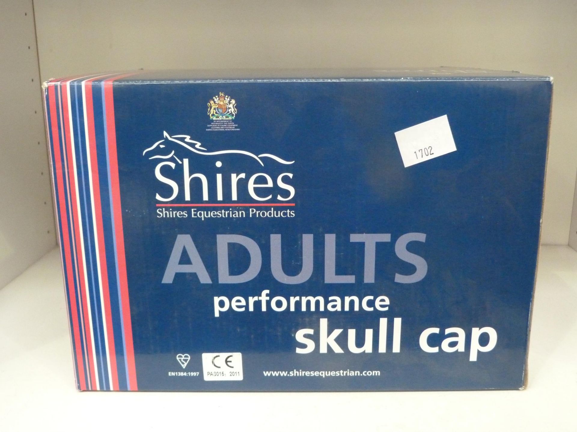 * Helmet: A Boxed Shires Adult (6405) Performance Skull Cap 56cm/1.5 - Safety Standard PAS 015- - Image 4 of 5