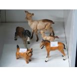 This is a Timed Online Auction on Bidspotter.co.uk, Click here to bid. Four collectable Beswick