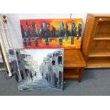 This is a Timed Online Auction on Bidspotter.co.uk, Click here to bid. A Borderless Oil On Canvas of
