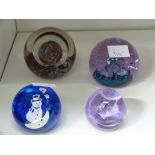 This is a Timed Online Auction on Bidspotter.co.uk, Click here to bid. Four Caithness Paperweights
