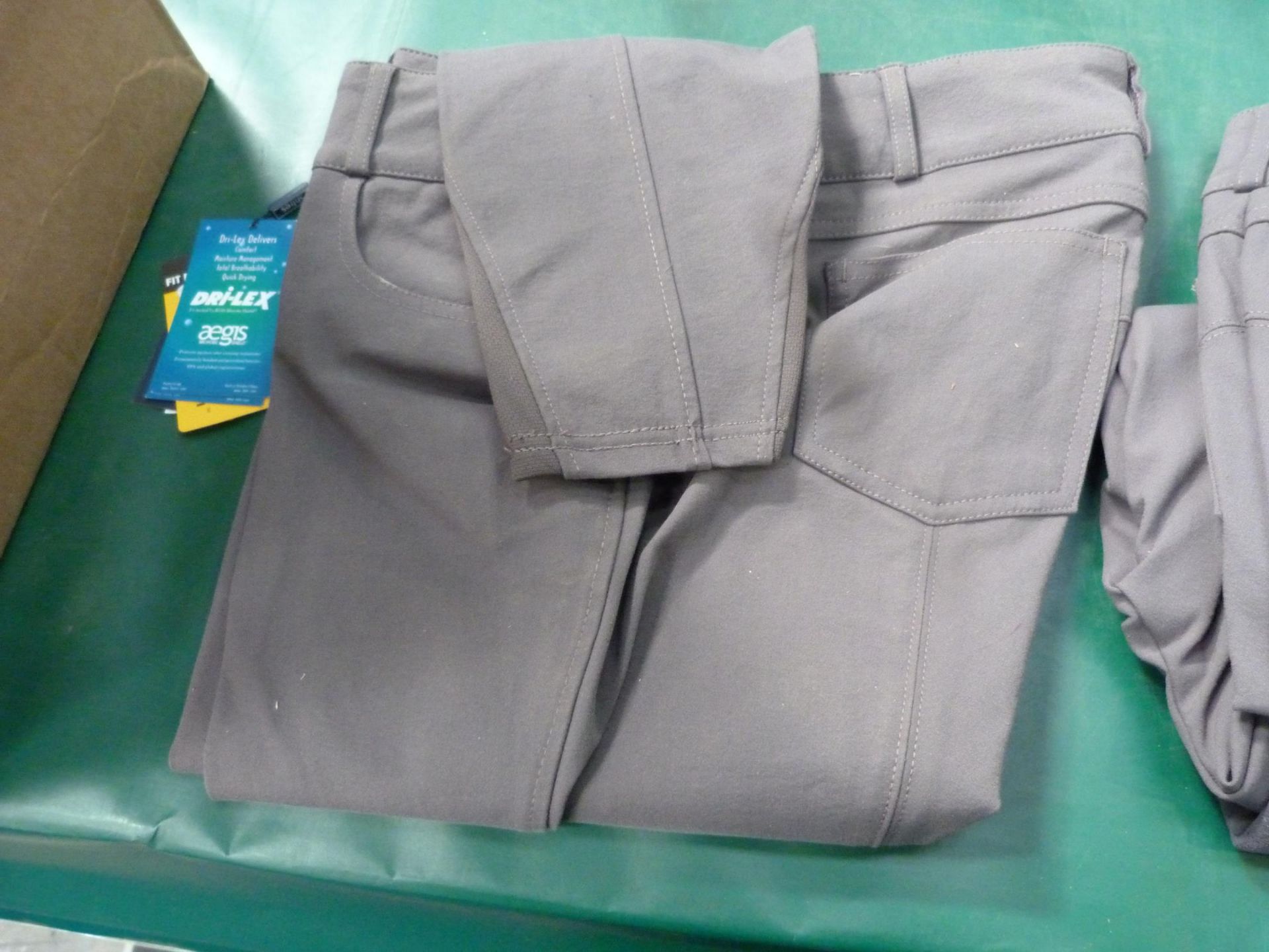 * Two Pairs of New Shires Boys Wessex Jodhpurs. One Pair size 24 in Black the other size 28 in Beige - Image 2 of 2