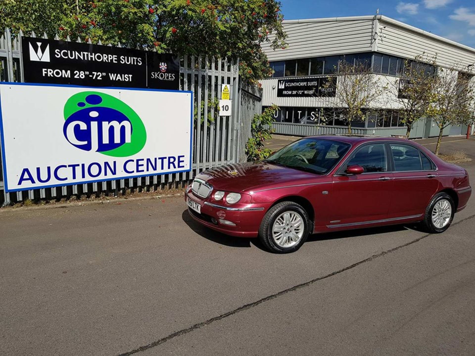 2001 Rover 75 in Red, Registration: YH51 LTK, MOT Expires: 20th April 2018, Odometer Reads: - Bild 2 aus 12