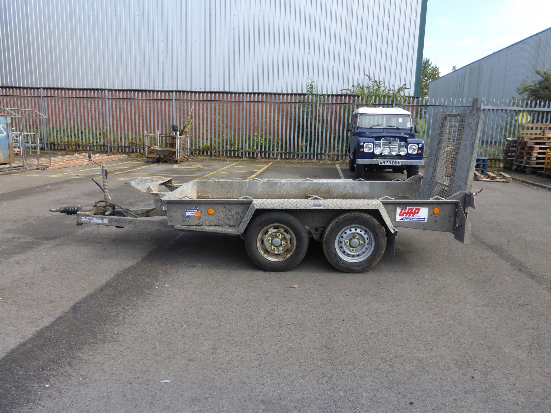 Ifor Williams 2013 Type DB56 GH94 Galvanised Twin Axle Plant Trailer. Vin No: SCK600000C0619020, - Image 3 of 10