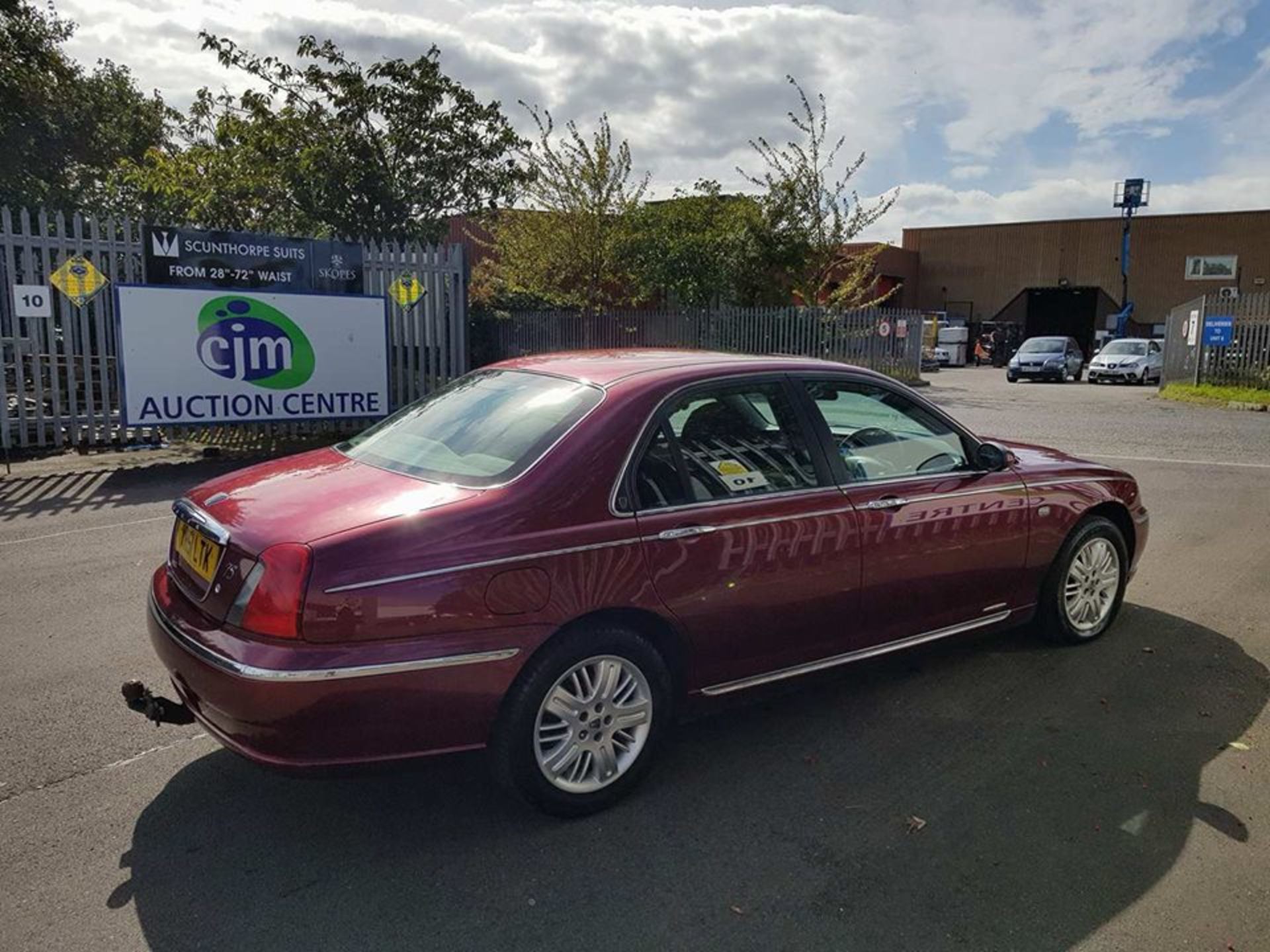 2001 Rover 75 in Red, Registration: YH51 LTK, MOT Expires: 20th April 2018, Odometer Reads: - Image 3 of 12