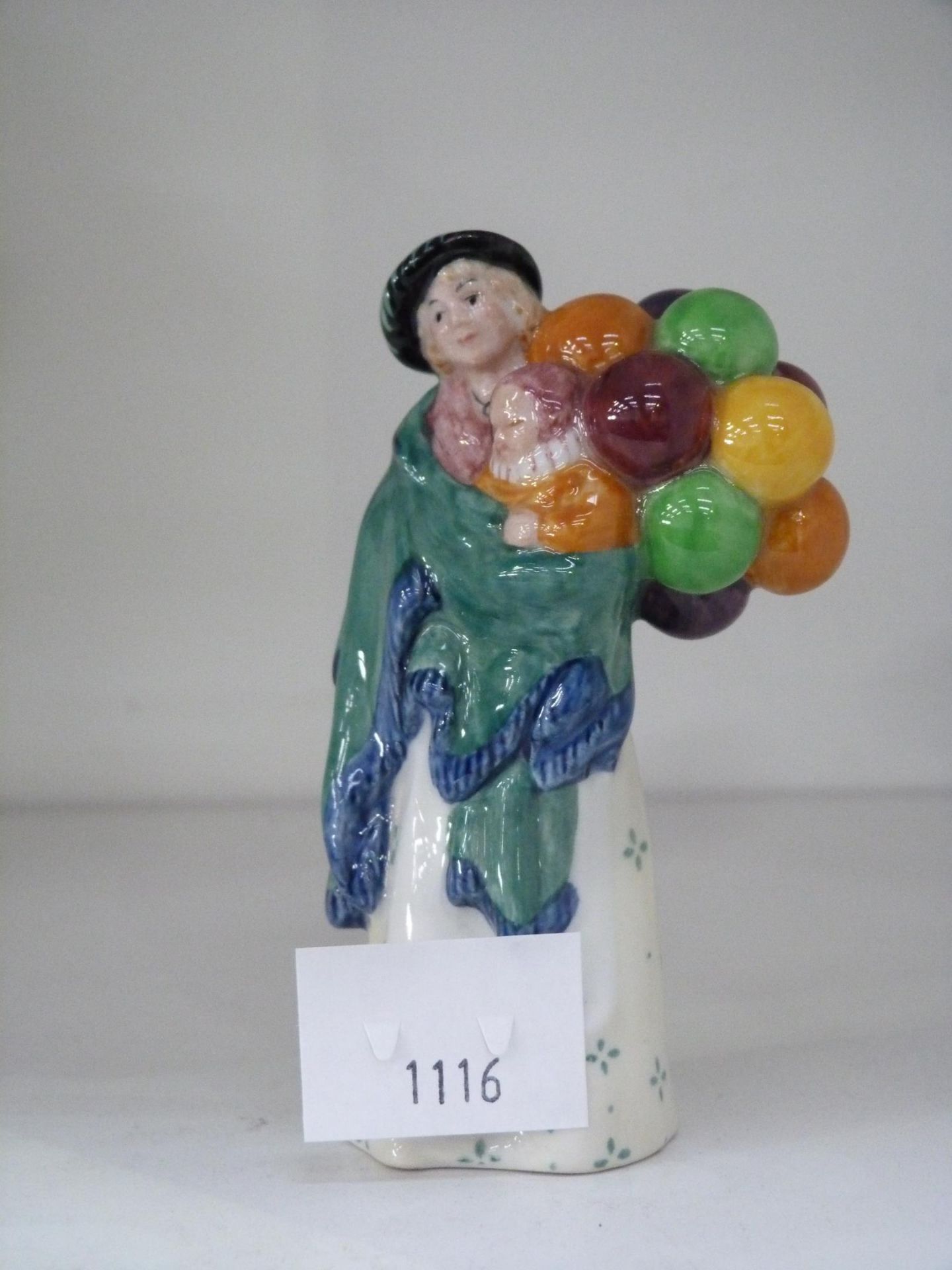 Three Royal Doulton Balloon Seller Figurines to include 'The Old Balloon Seller' and 'Biddy Penny - Image 4 of 4