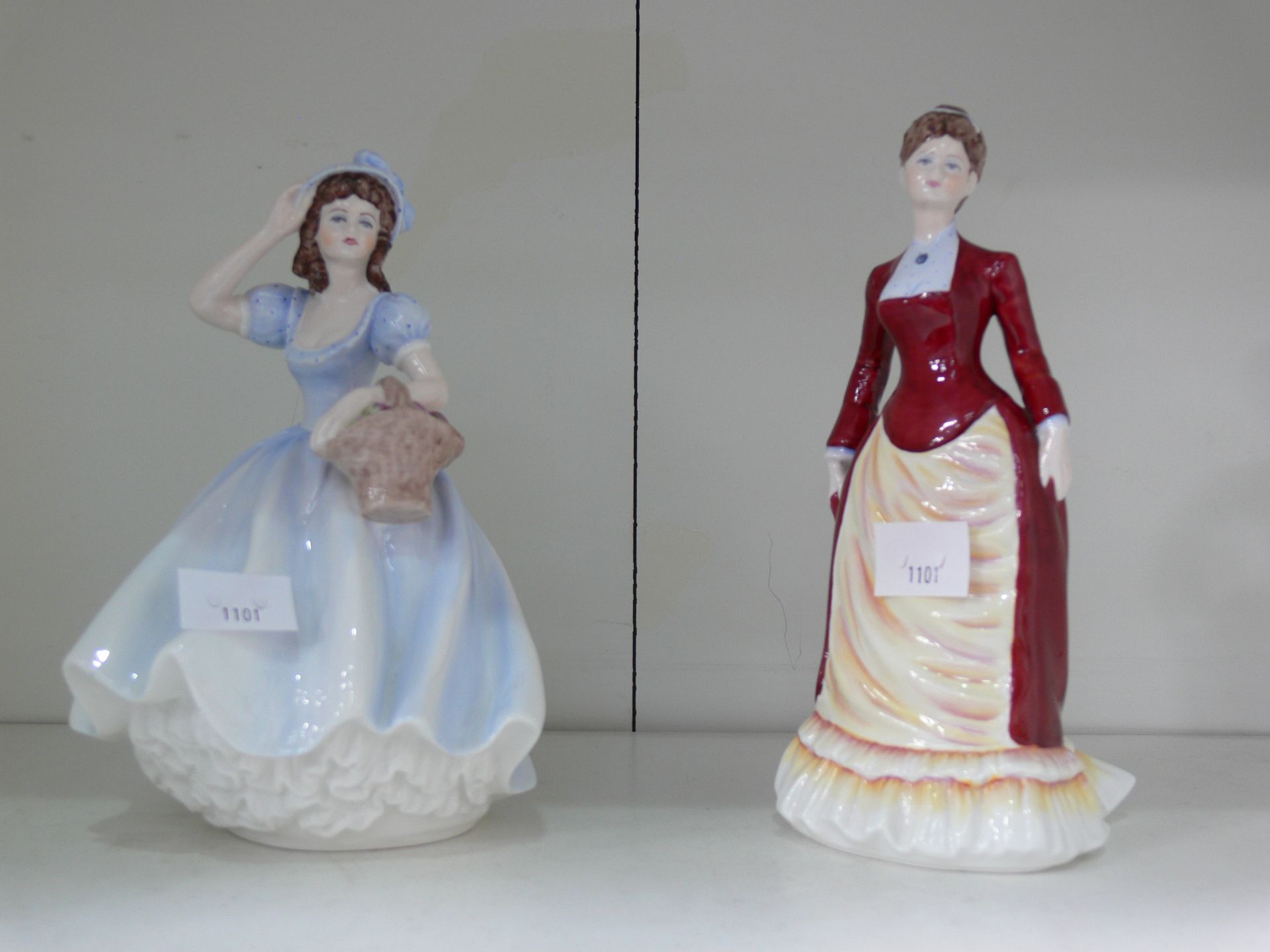 Three Coalport Figurines - Golden Age 'Louisa at Ascot' Ladies of Fashion 'Lucy & 'Christina' - Image 2 of 3