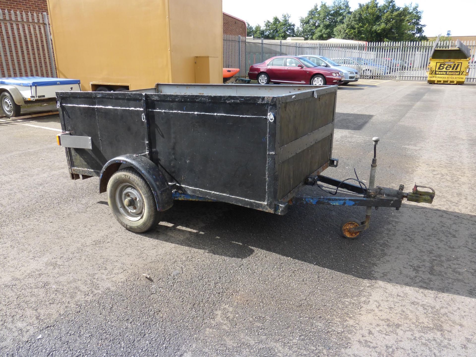 8' x 4' Single Axle Unbraked Trailer with new electrics