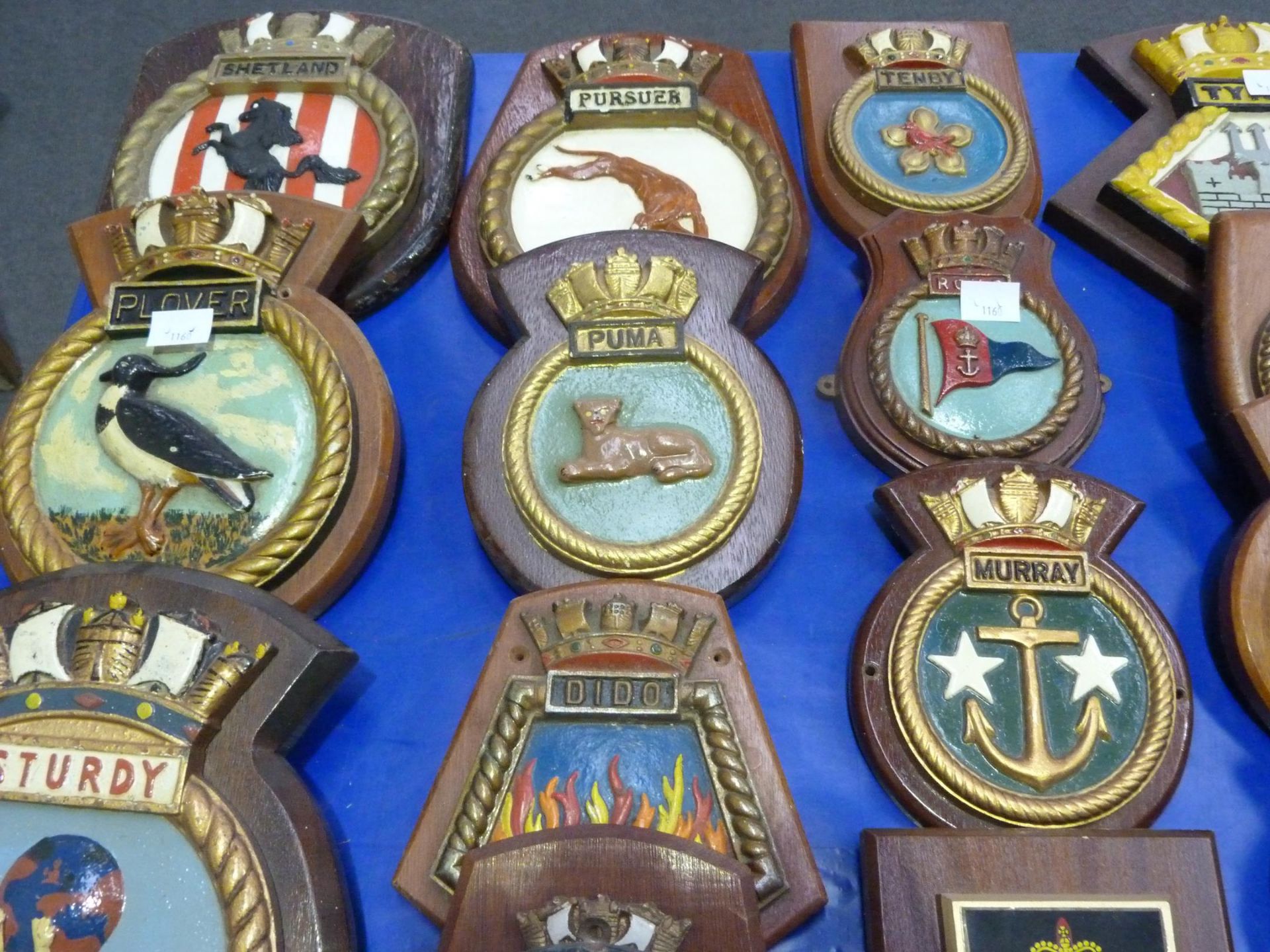 A selection of over twenty five Maritime Plaques of assorted shapes and sizes including Tyne, - Image 2 of 6