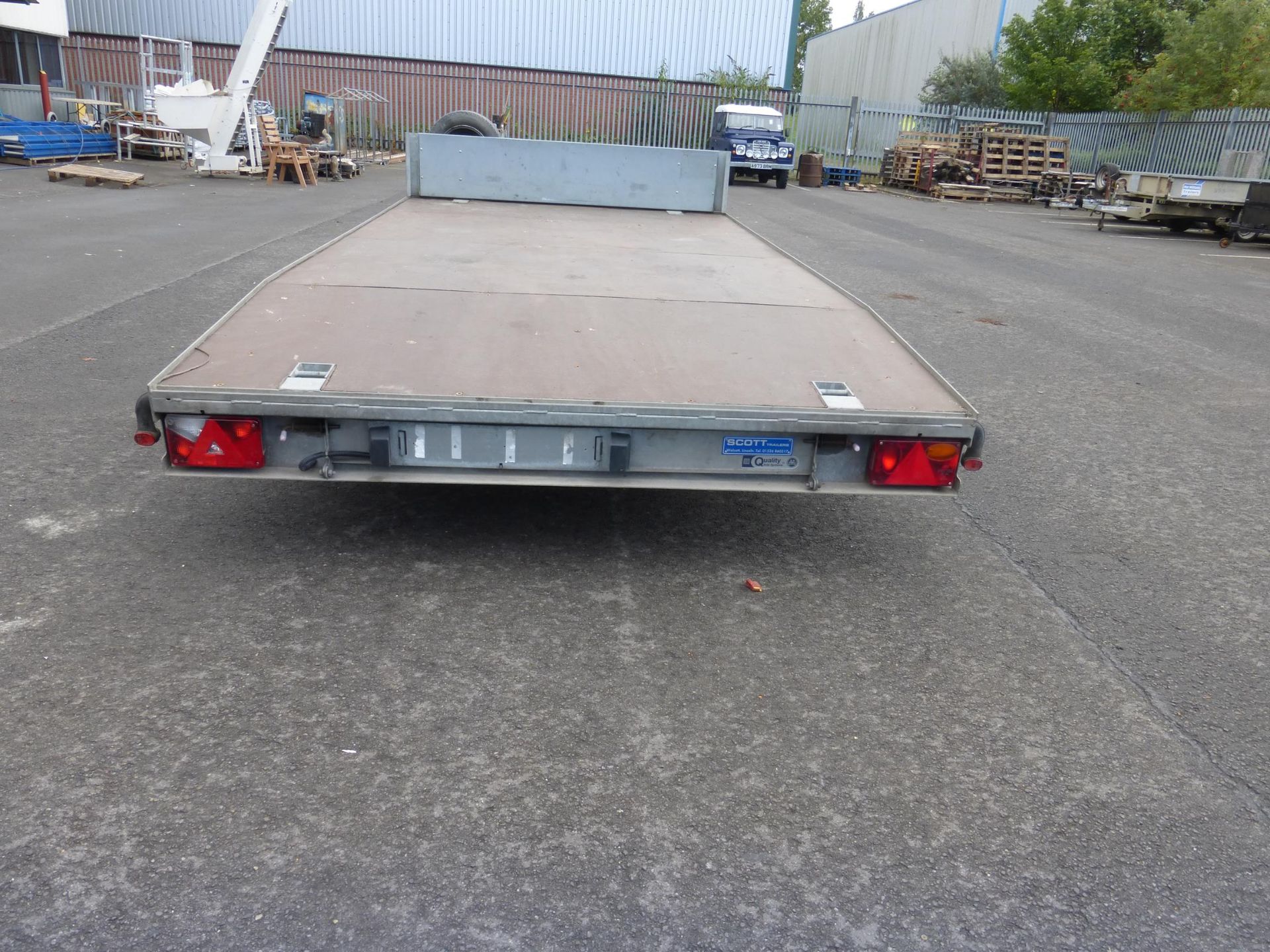 Graham Edwards 2012 Model BT3014 Flat Bed Galvanised Twin Axle Trailer, Vin No: SDXBT32DB13011665. - Image 8 of 9